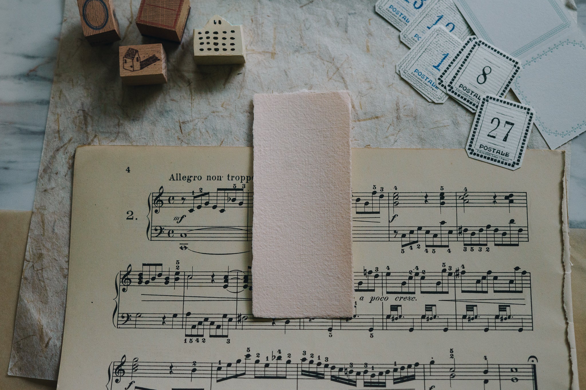 Spring to Summer: Spring Mist Exclusive Handmade Paper Bundle (pack of 5) - Smidapaper Ikigai Shop