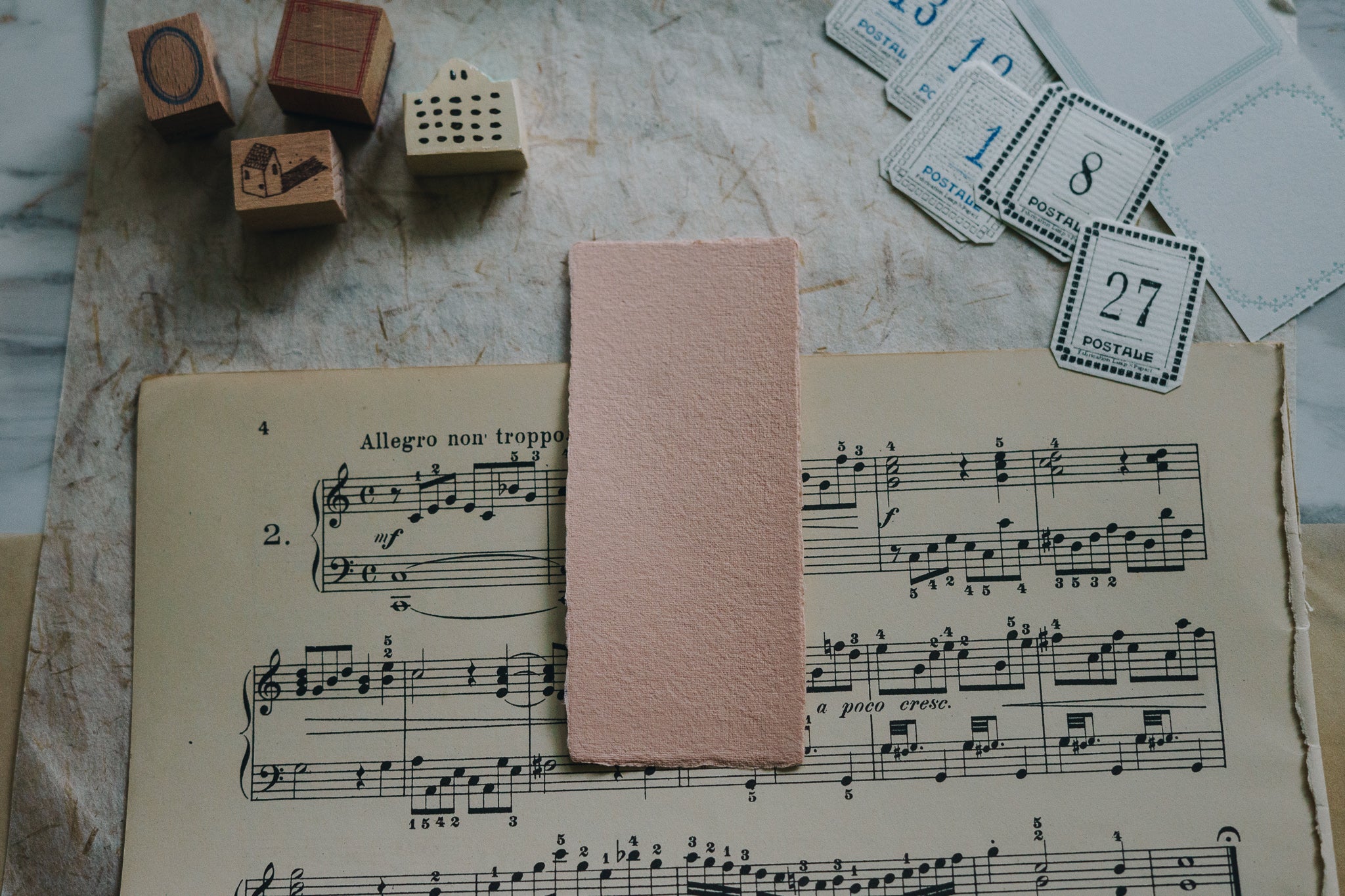 Spring to Summer: Spring Mist Exclusive Handmade Paper Bundle (pack of 5) - Smidapaper Ikigai Shop