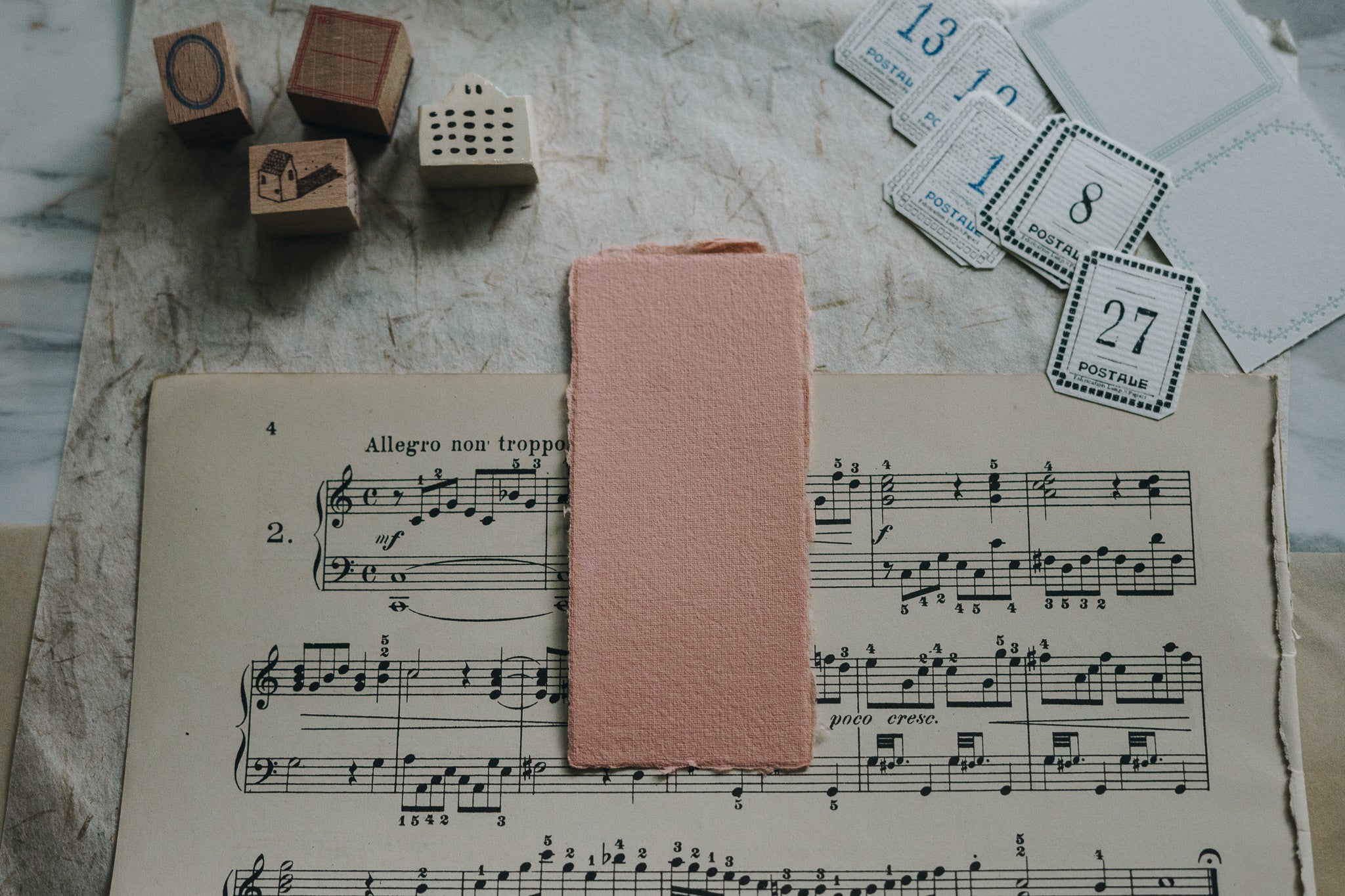 Spring to Summer: Spring Mist Exclusive Handmade Paper Bundle (pack of 5) - Smidapaper Ikigai Shop