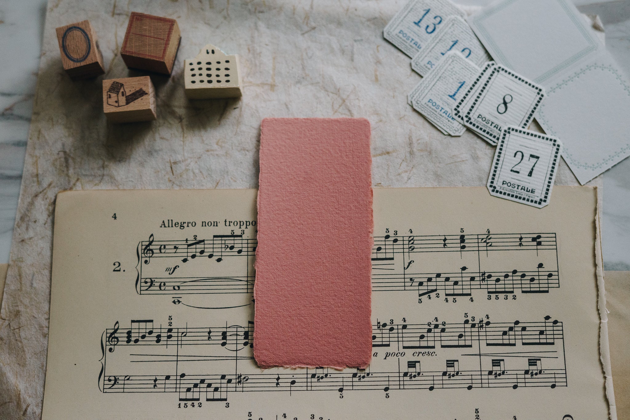 Spring to Summer: Spring Mist Exclusive Handmade Paper Bundle (pack of 5) - Smidapaper Ikigai Shop