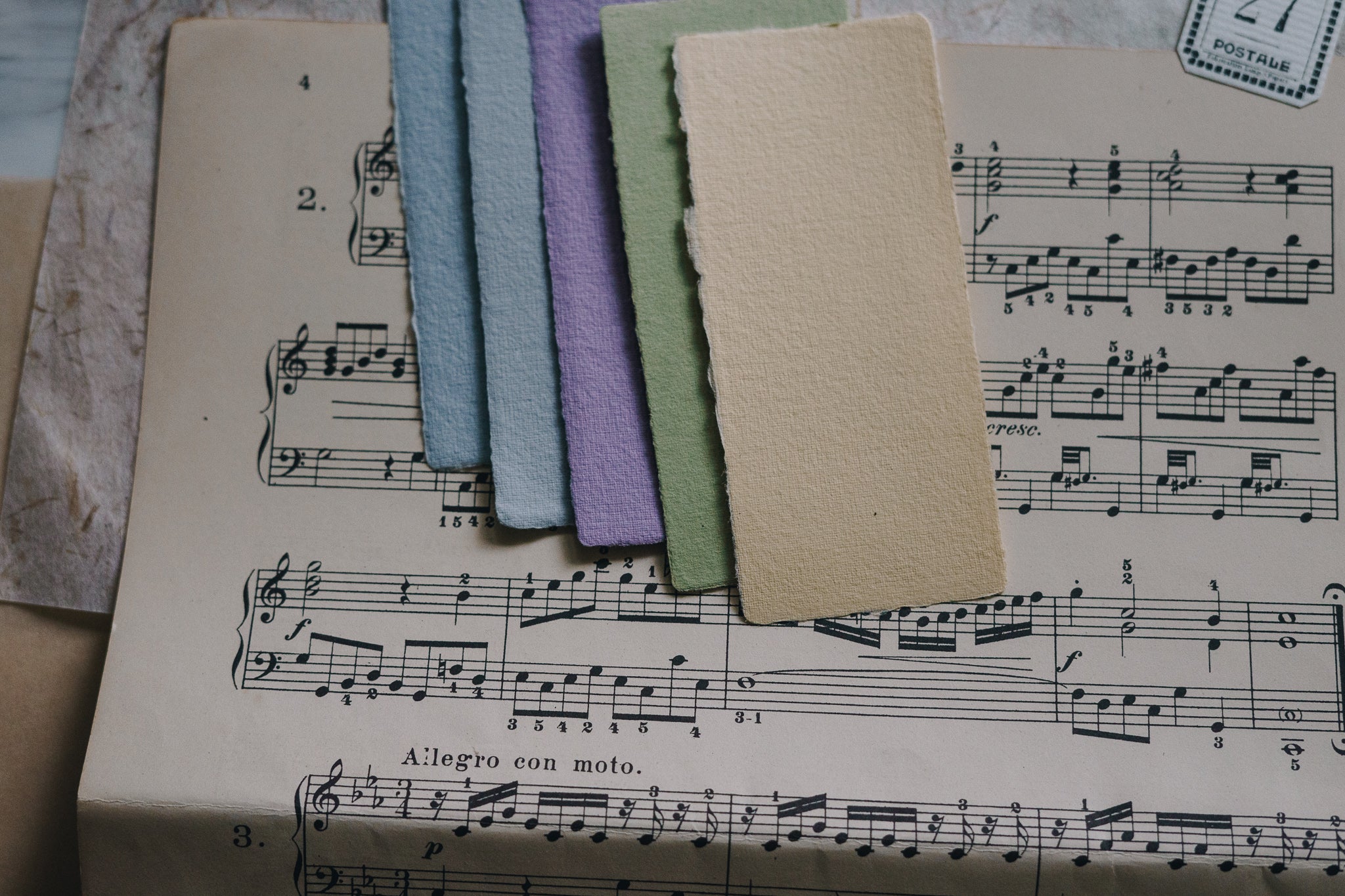 Spring to Summer: Summer Rain Exclusive Handmade Paper Bundle (pack of 5) - Smidapaper Ikigai Shop