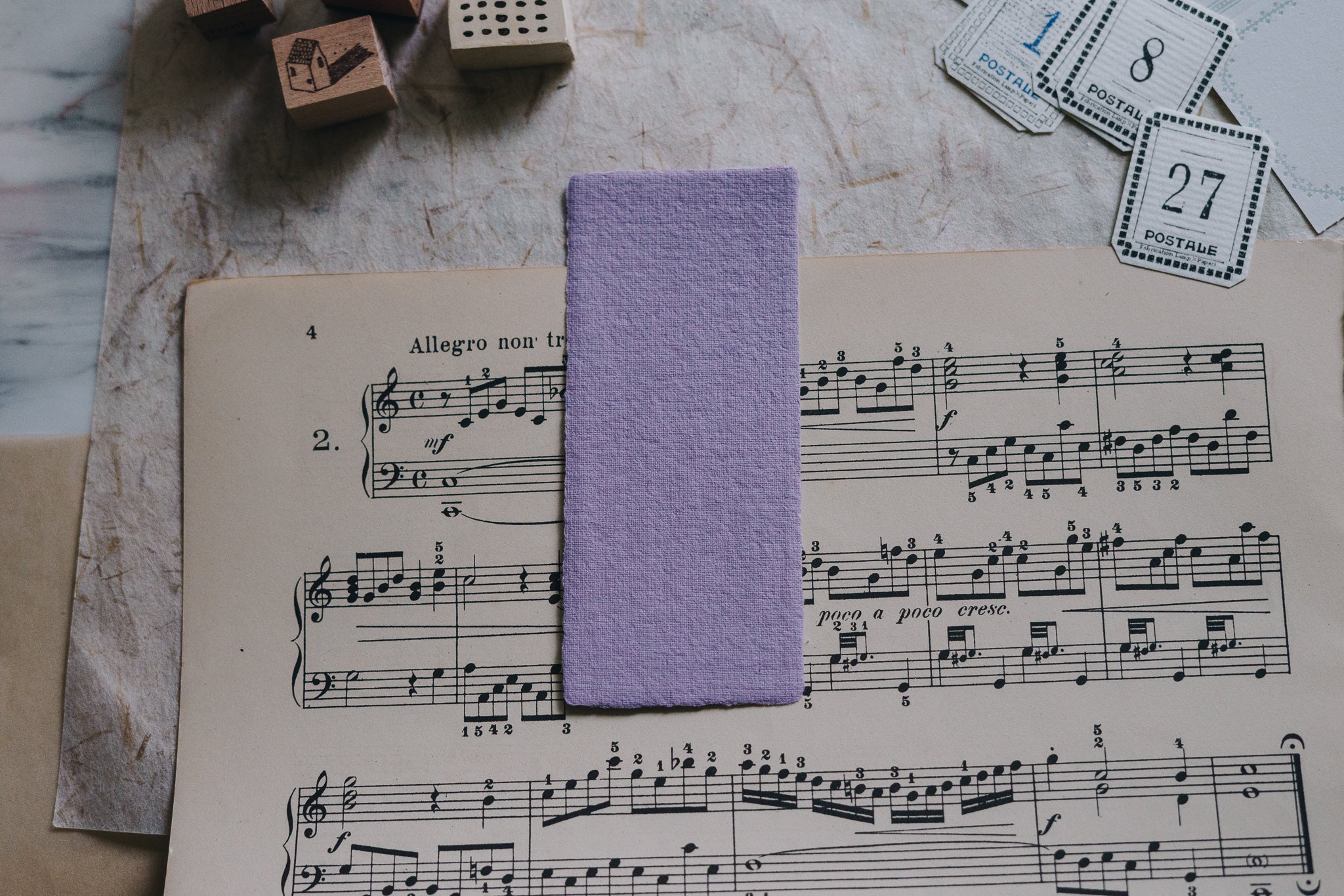 Spring to Summer: Summer Rain Exclusive Handmade Paper Bundle (pack of 5) - Smidapaper Ikigai Shop