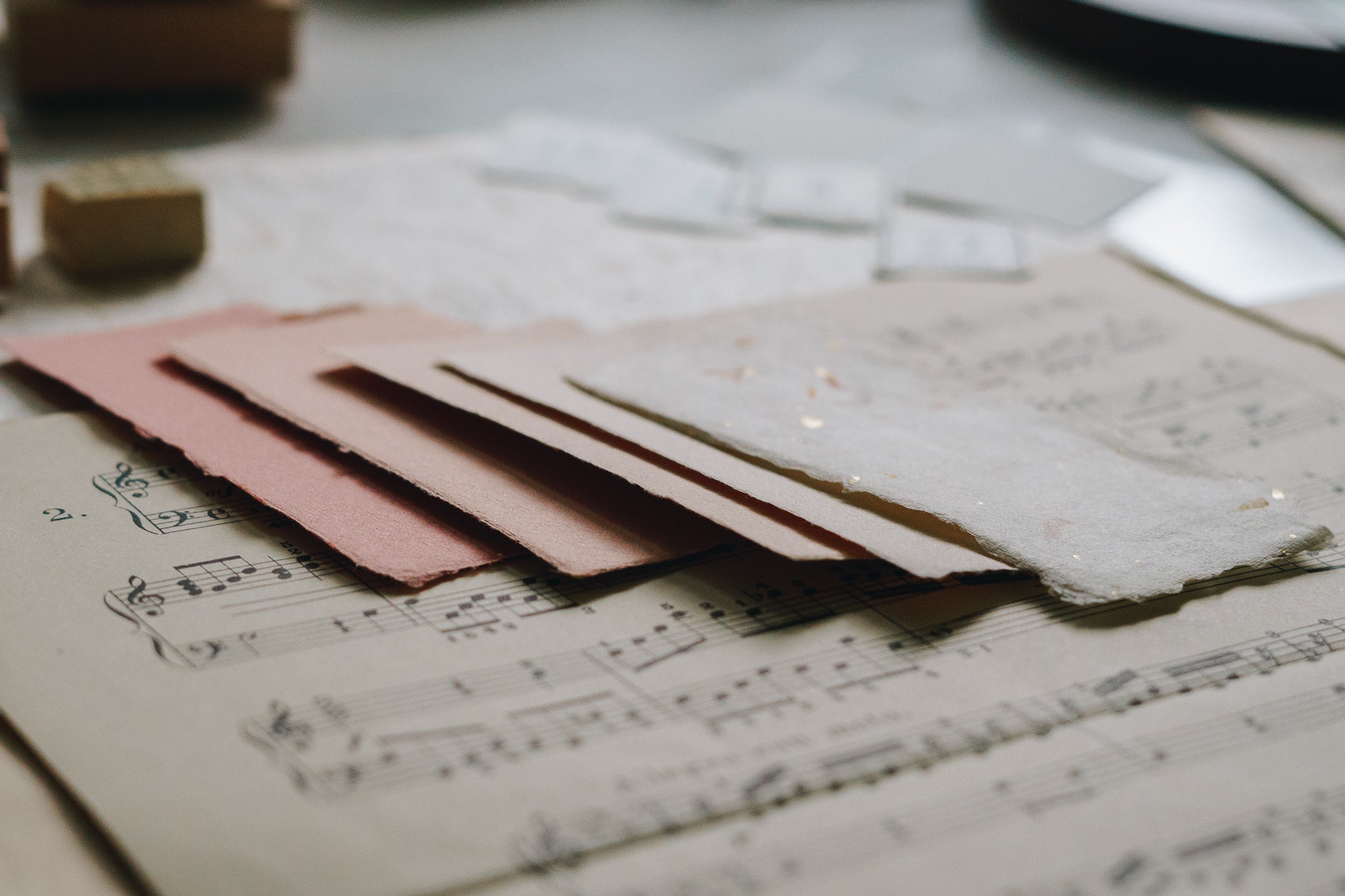 Spring to Summer: Spring Mist Exclusive Handmade Paper Bundle (pack of 5) - Smidapaper Ikigai Shop
