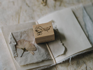 Inner Side of Me Rubber Stamp: Fading into Moments - Smidapaper Ikigai Shop