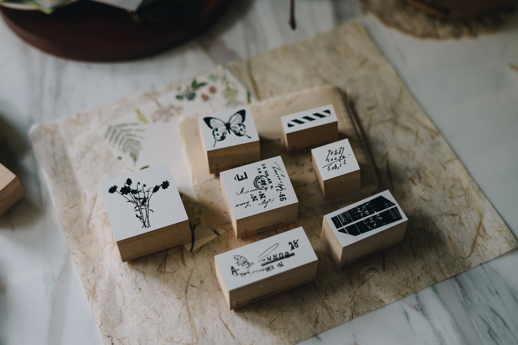 Yohaku Original Rubber Stamp-(S-022) Balance - Smidapaper Ikigai Shop