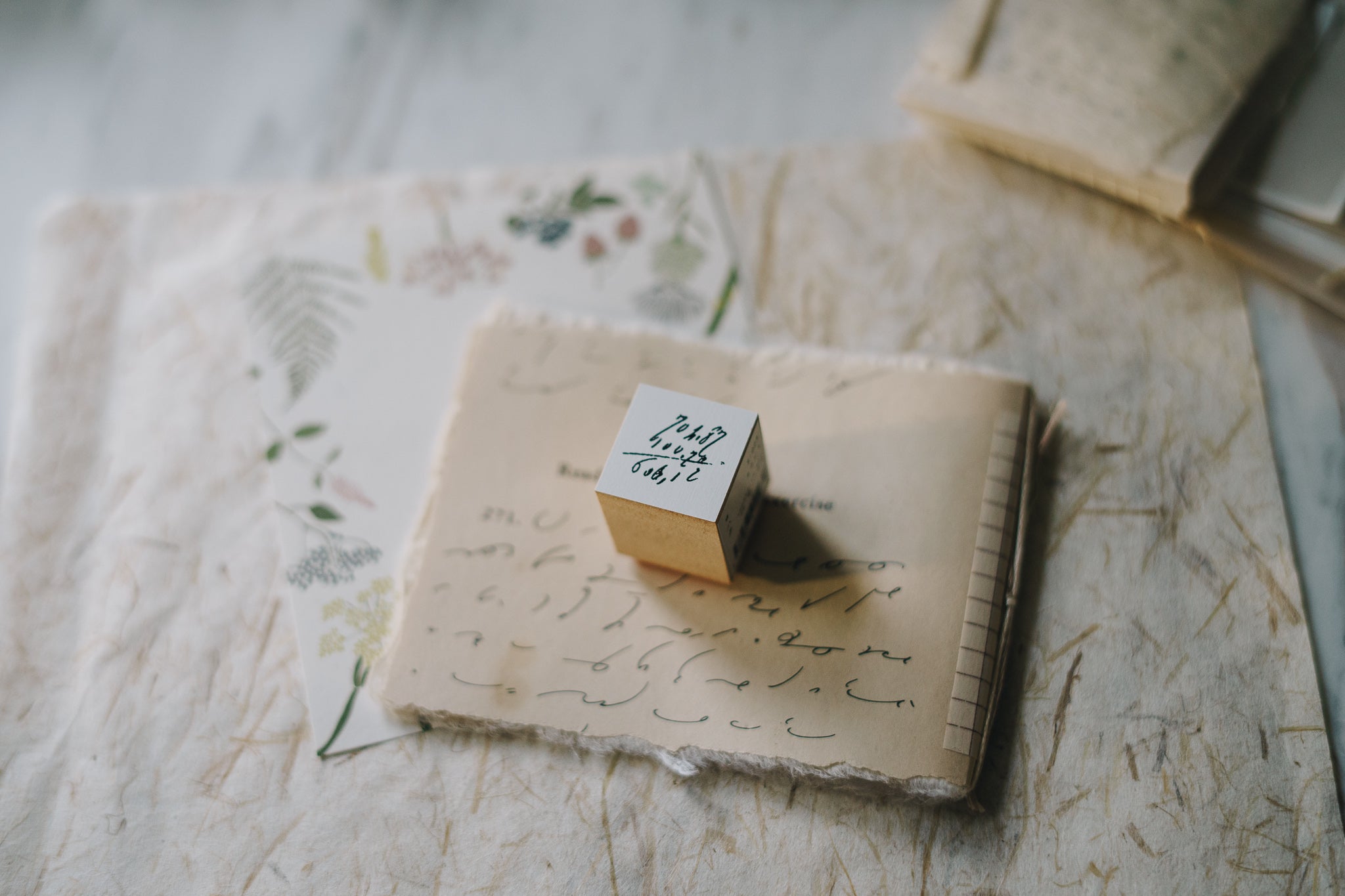 Yohaku Original Rubber Stamp-(S-023) Count - Smidapaper Ikigai Shop