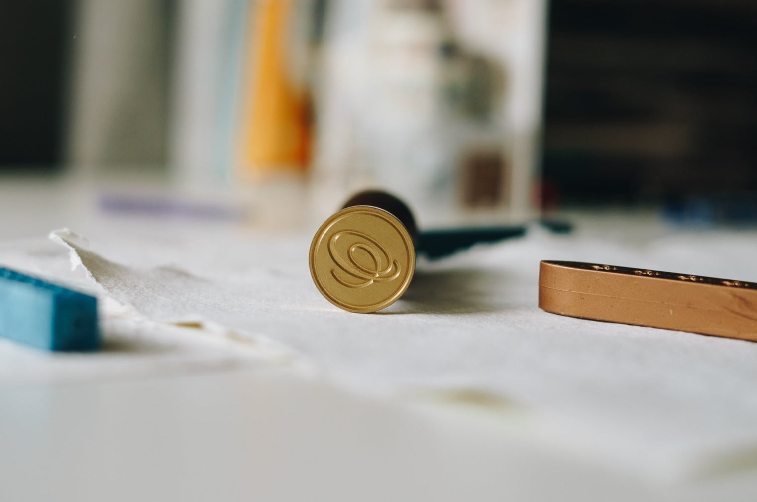 Cursive Alphabet Wax Seal - Smidapaper Ikigai Shop