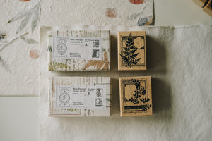 LCN Stamp: Fern Postage (A/B) - Smidapaper Ikigai Shop
