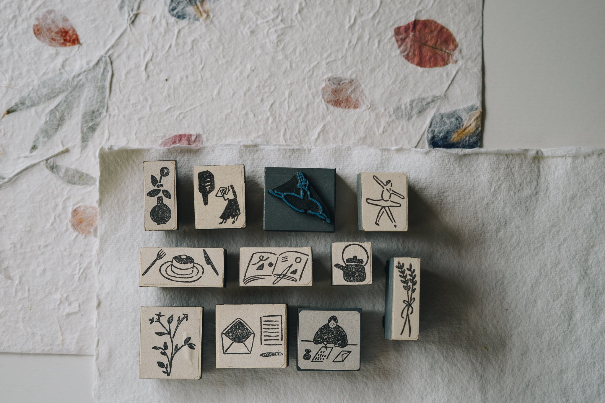Matka Rubber Stamps: 11 designs, sold separately - Smidapaper Ikigai Shop