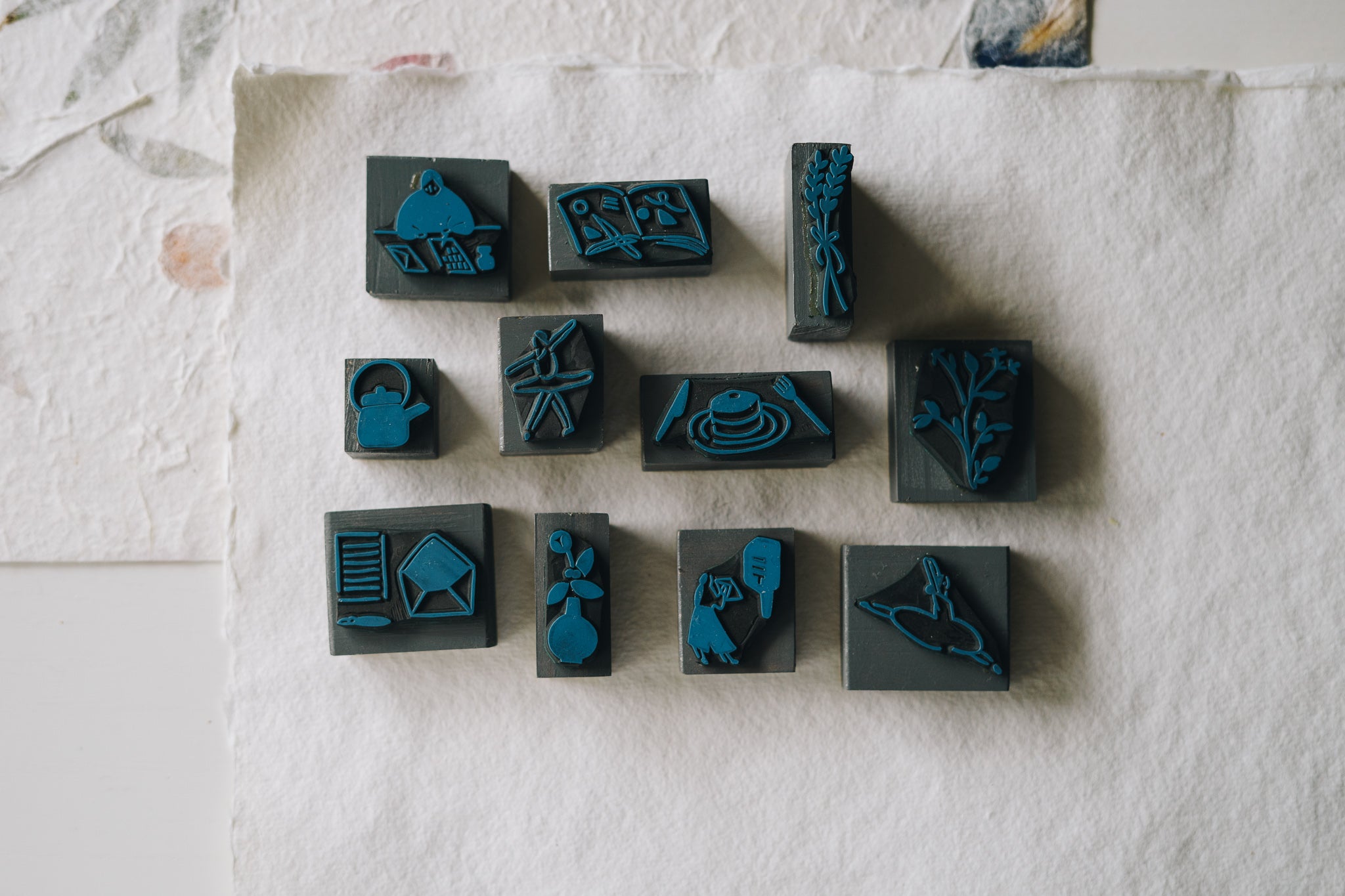 Matka Rubber Stamps: 11 designs, sold separately - Smidapaper Ikigai Shop