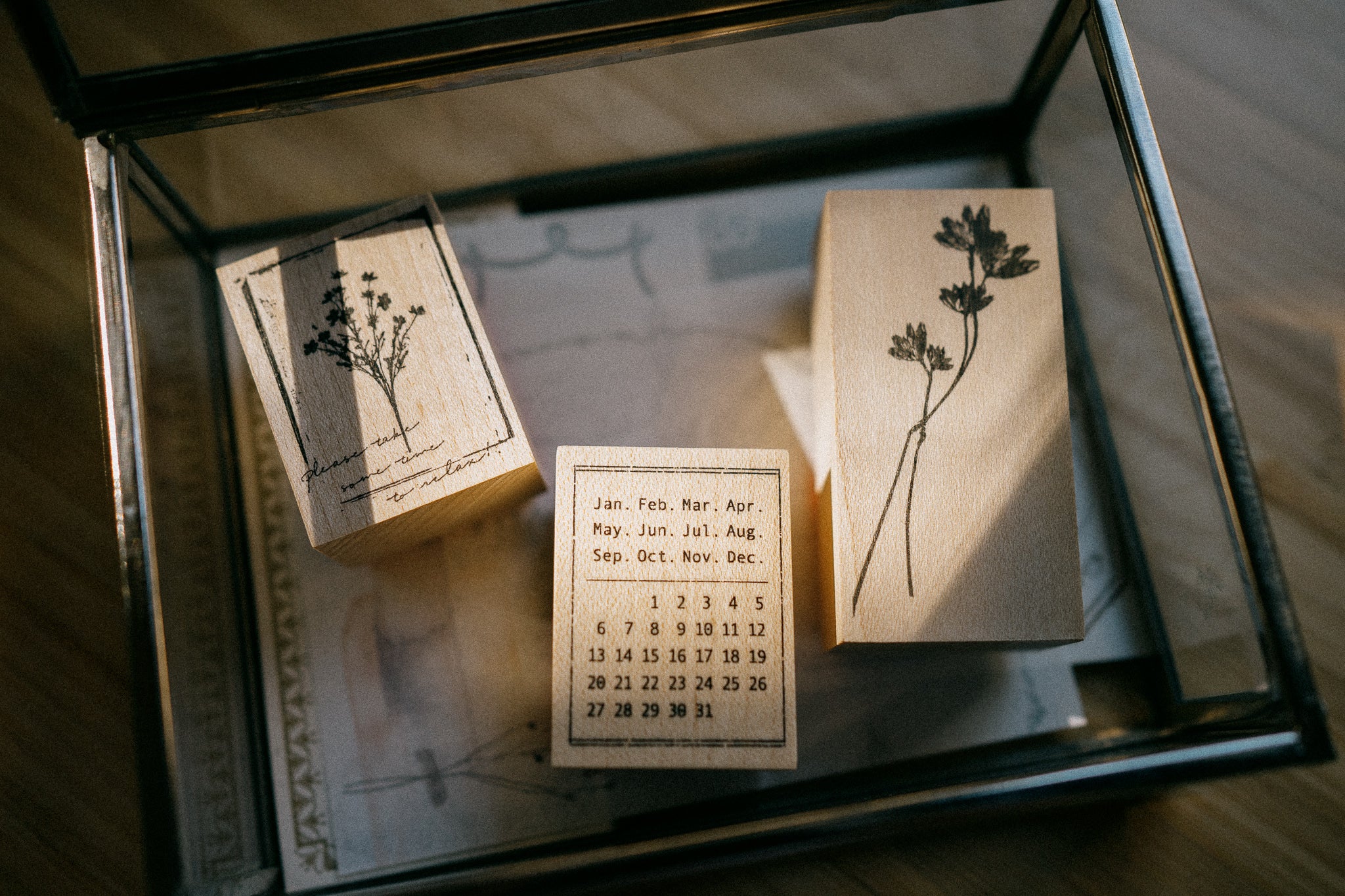 Tutty Design Rubber Stamp: Take Some Time to Relax