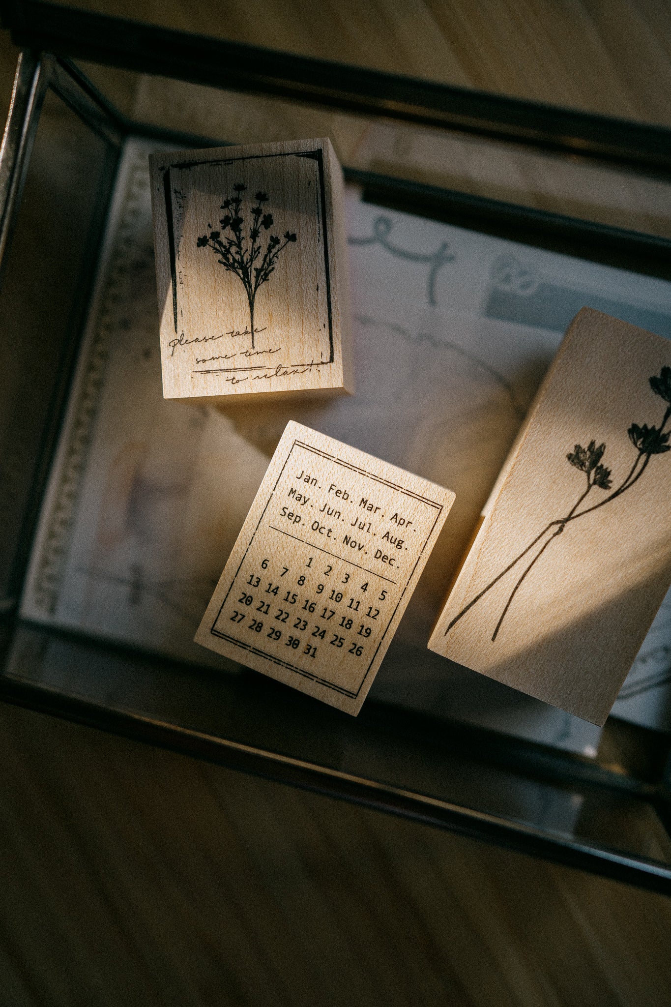 Tutty Design Rubber Stamp: Take Some Time to Relax