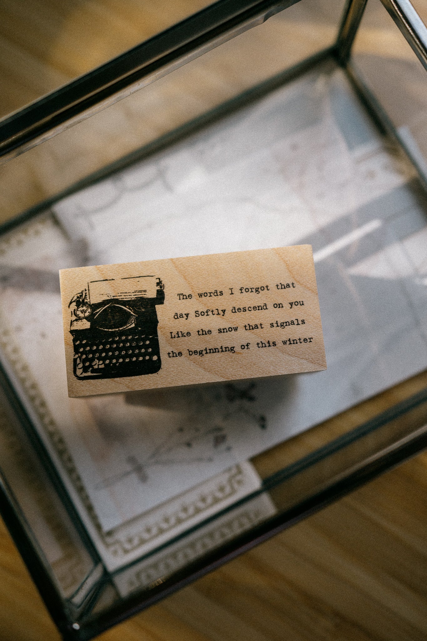 Tutty Design Rubber Stamp: Typewriter
