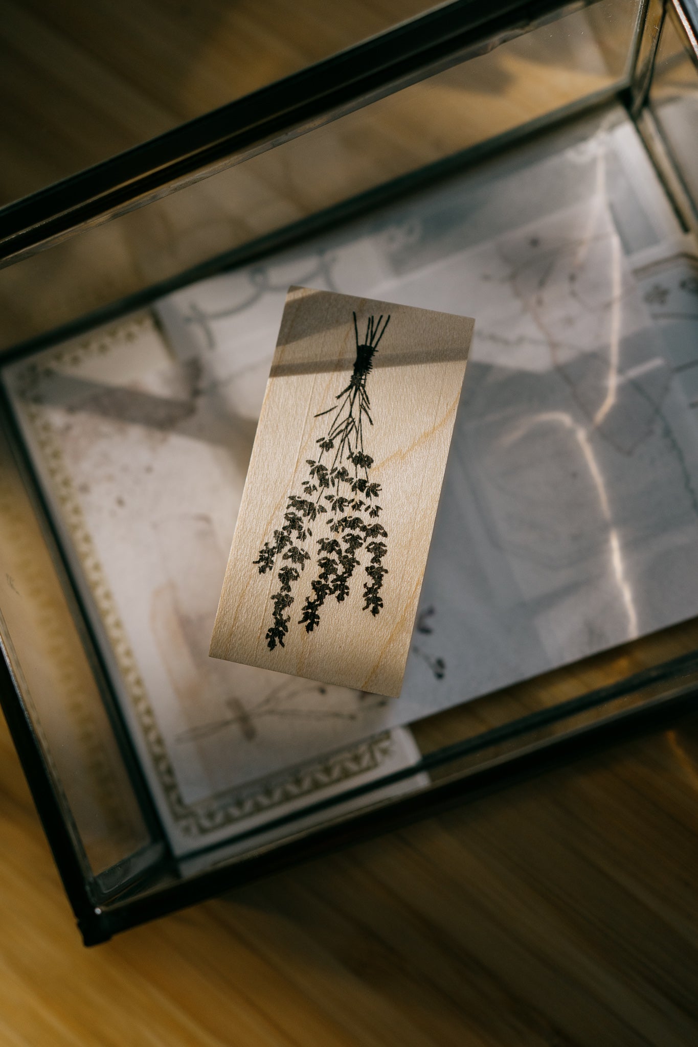 Tutty Design Rubber Stamp: Lavender