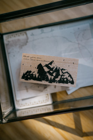 Tutty Design Rubber Stamp: Mt Atago