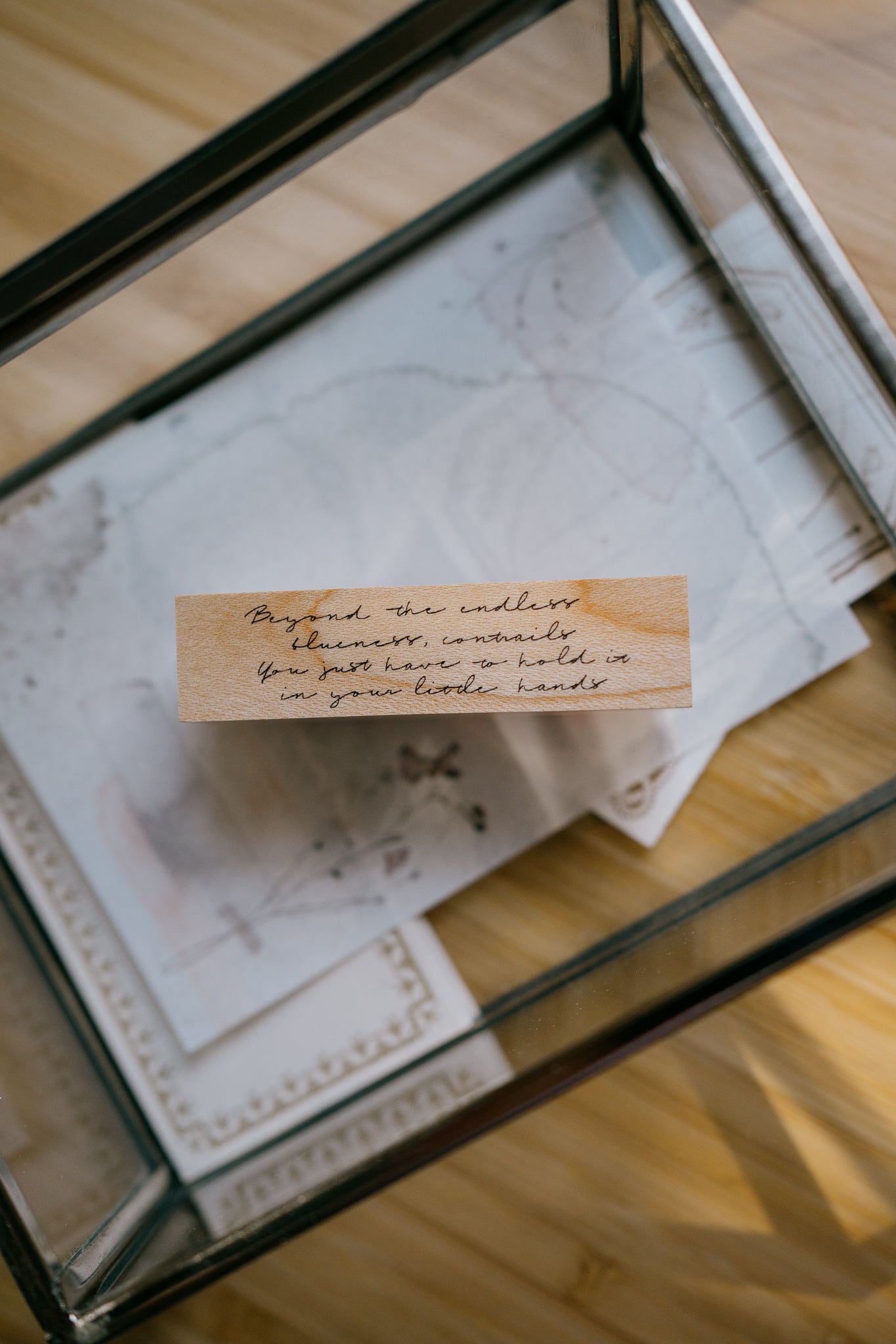 Tutty Design Rubber Stamp: Beyond the Endless Blueness