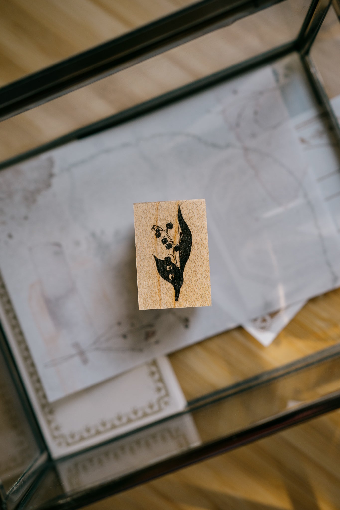 Tutty Design Rubber Stamp: Lily of the Valley