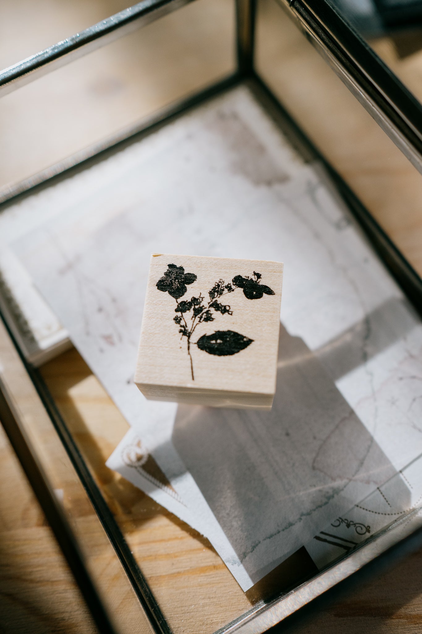 Tutty Design Rubber Stamp: Midwinter Hydrangea