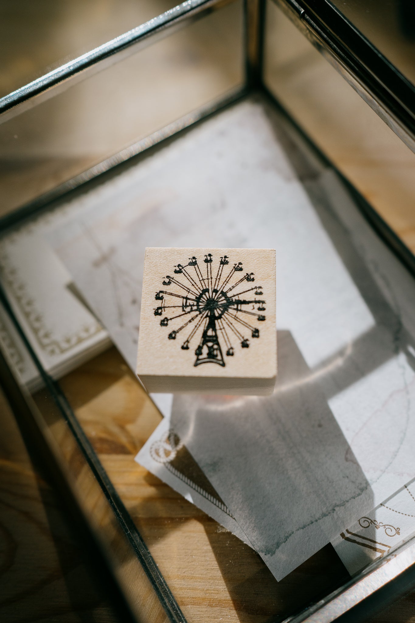 Tutty Design Rubber Stamp: Ferris Wheel
