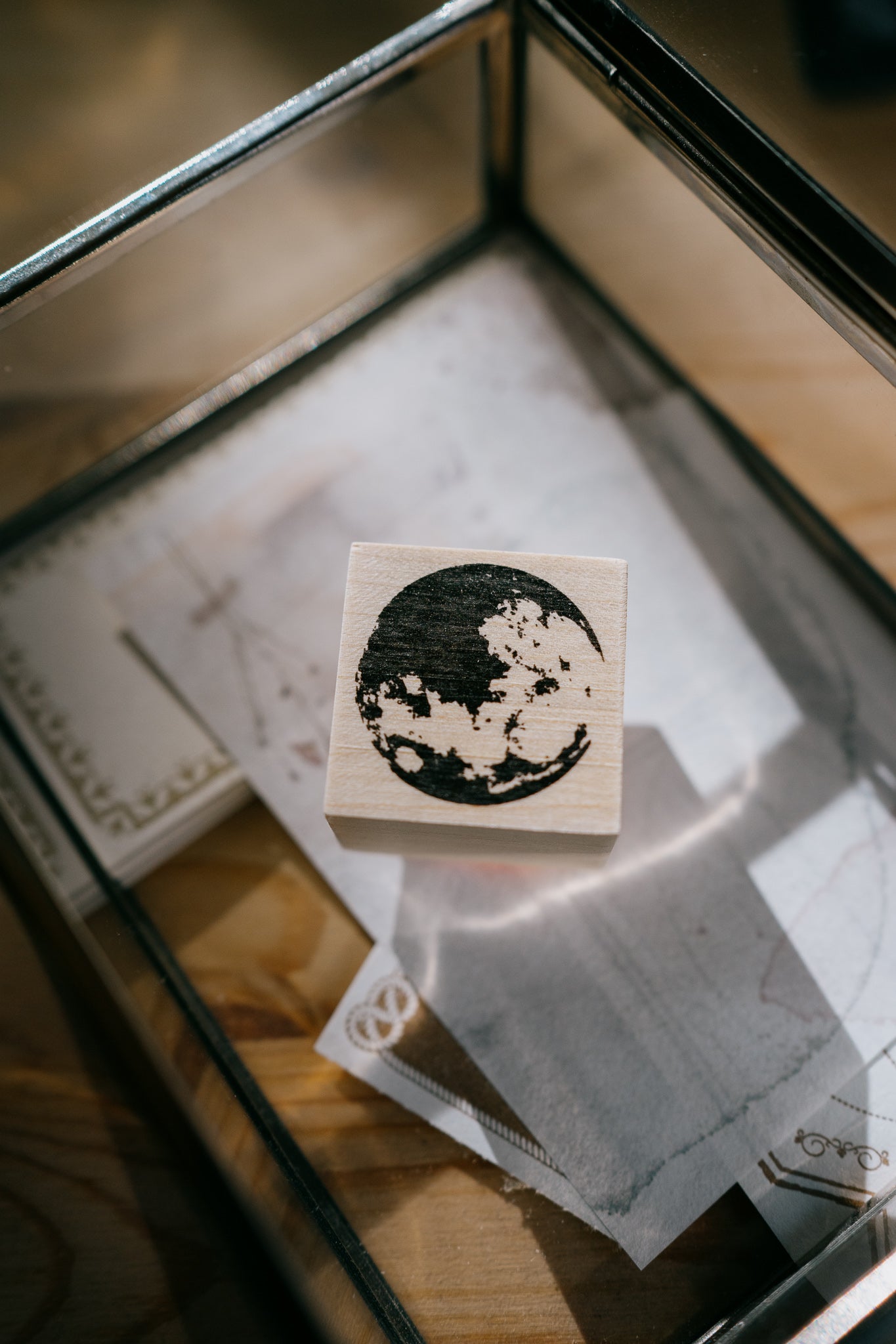 Tutty Design Rubber Stamp: Moon