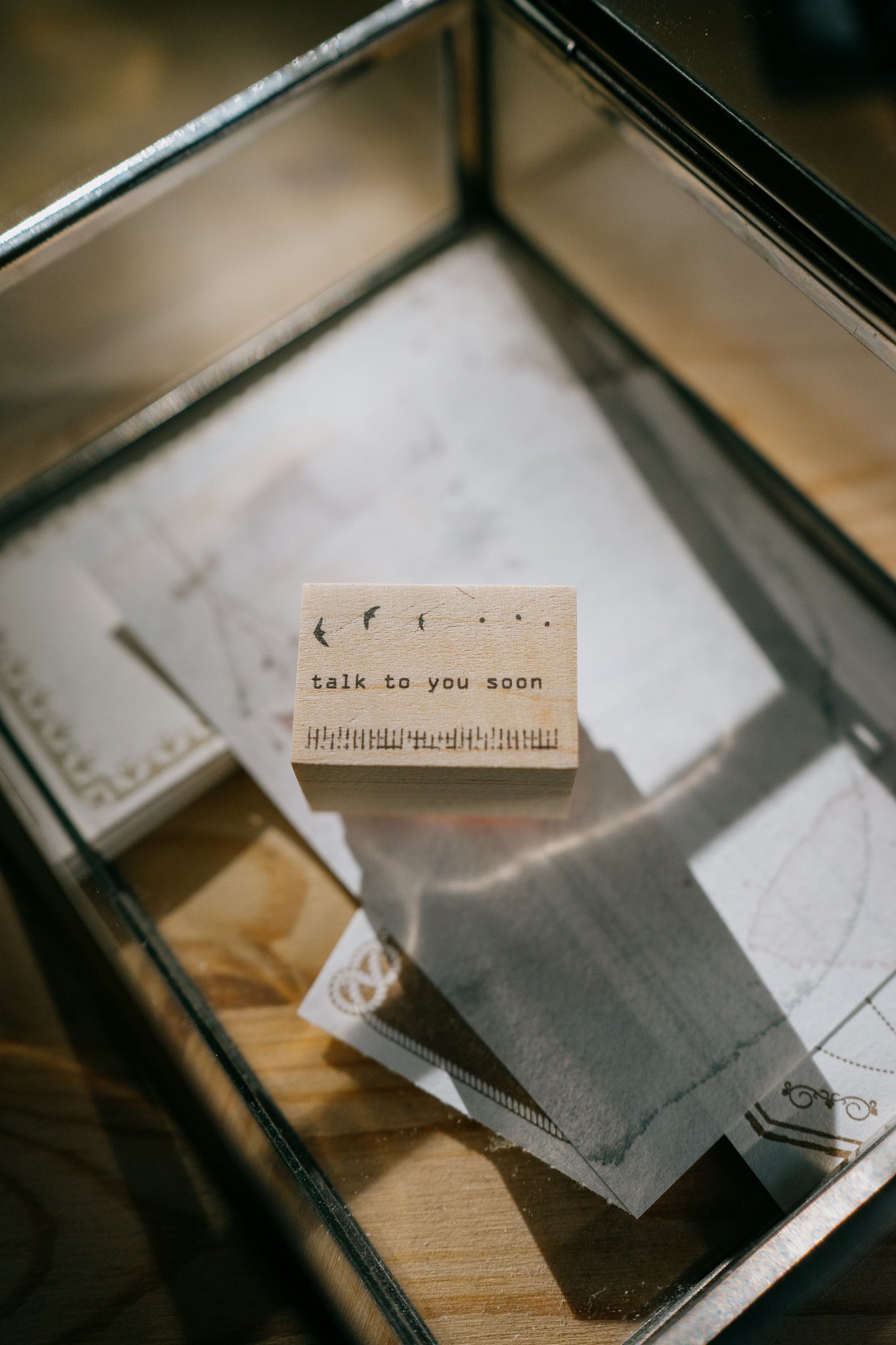 Tutty Design Rubber Stamp: Talk to You Soon