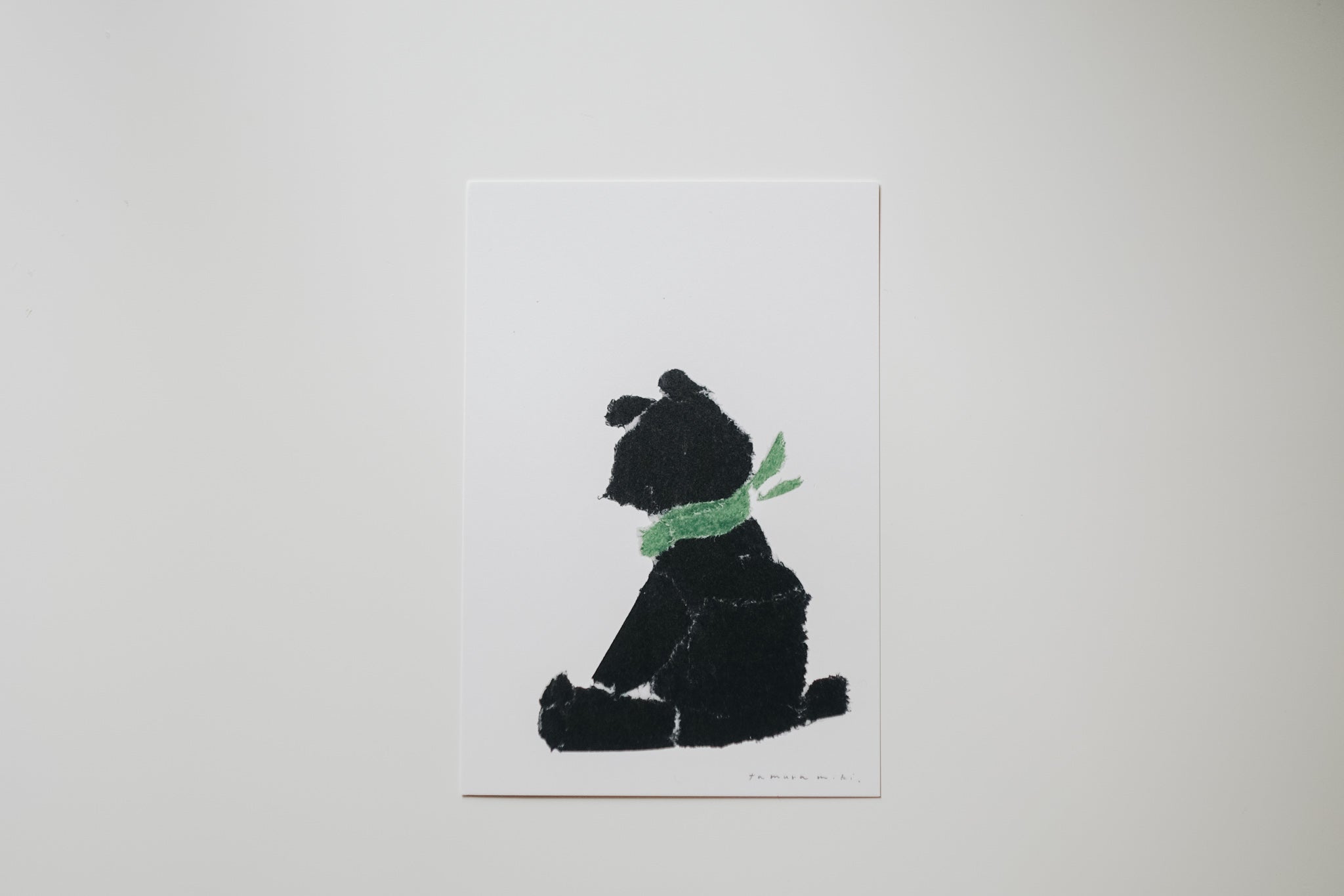 Miki Tamura Postcard: Kuma Kuma - Smidapaper Ikigai Shop