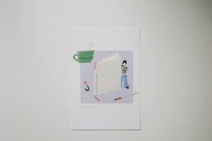 Miki Tamura Postcard: In My Notebook - Smidapaper Ikigai Shop