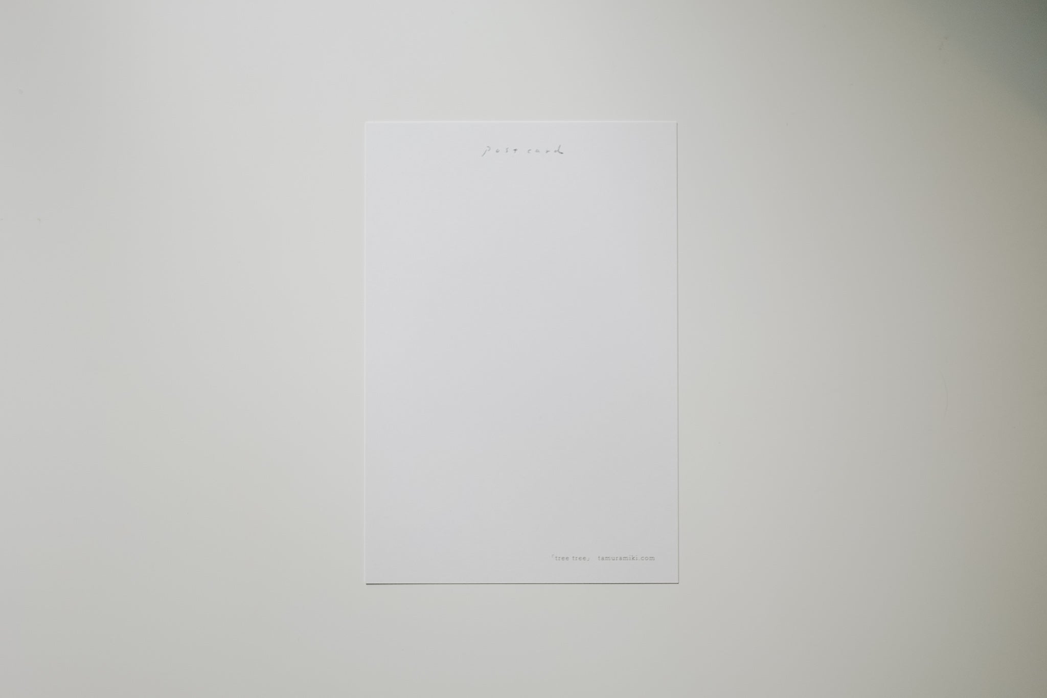 Miki Tamura Postcard: Tree Tree - Smidapaper Ikigai Shop