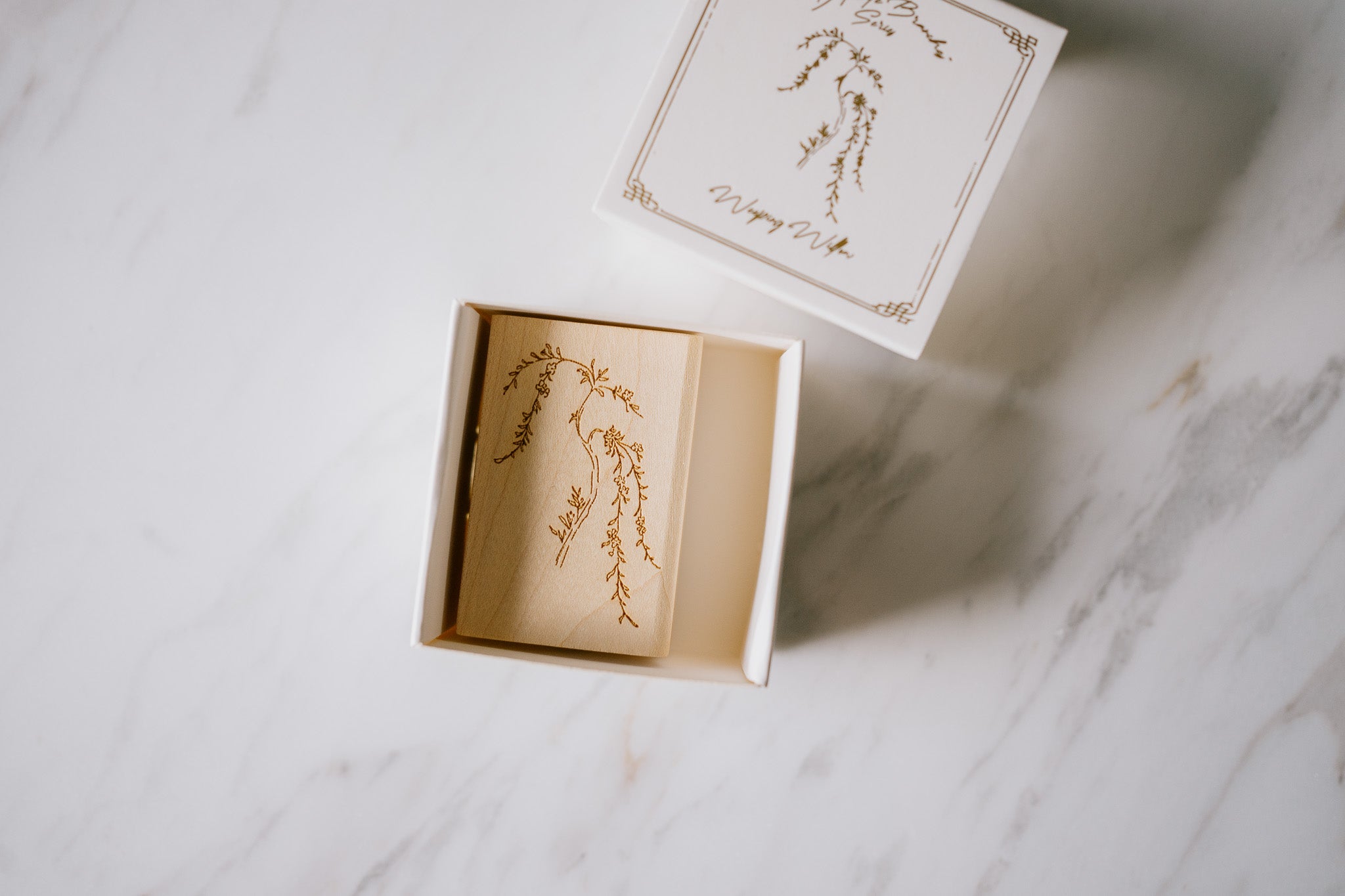 Jesslynn Padilla: Weeping Willow Branch Rubber Stamp