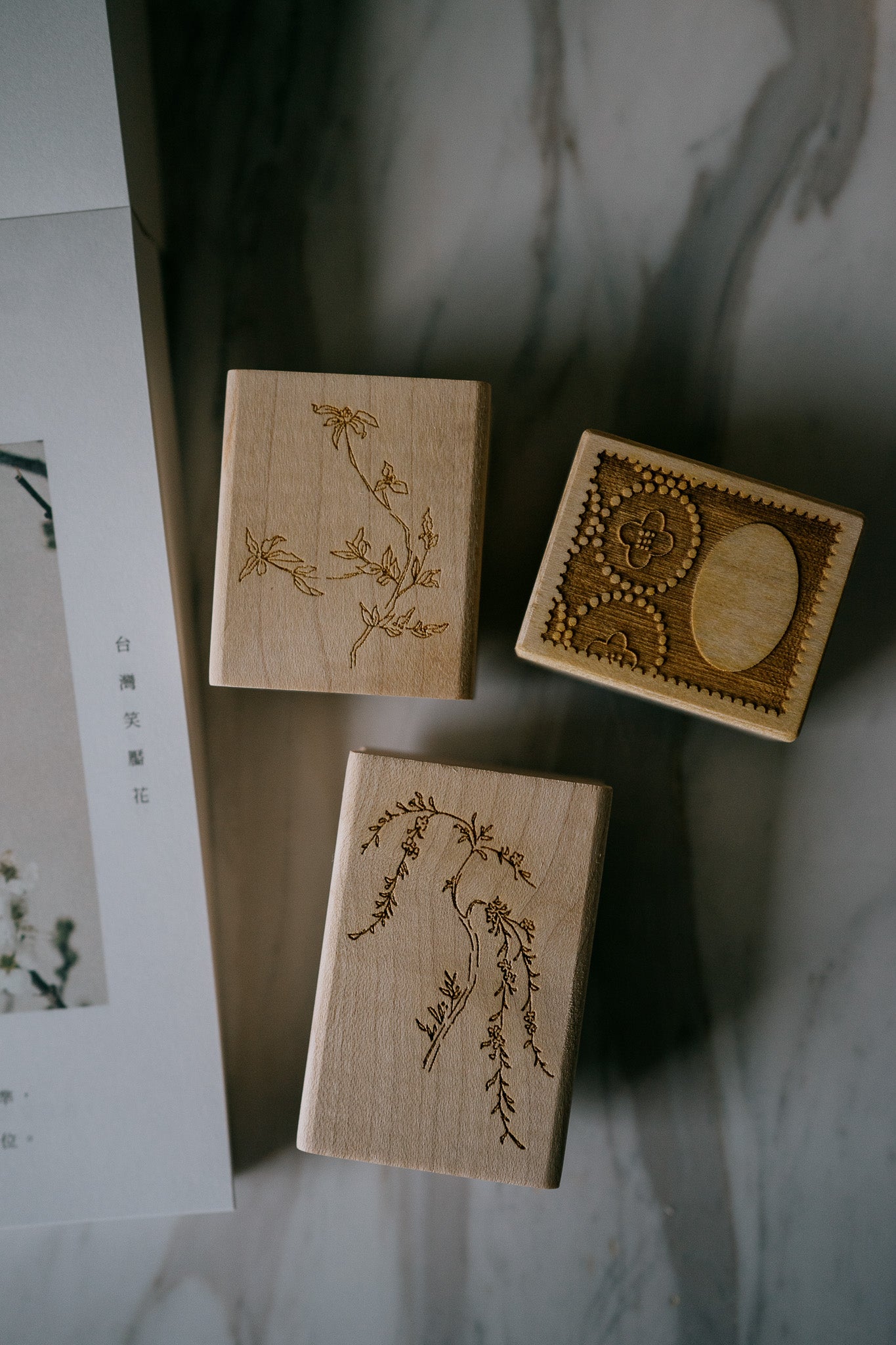 Jesslynn Padilla: Weeping Willow Branch Rubber Stamp