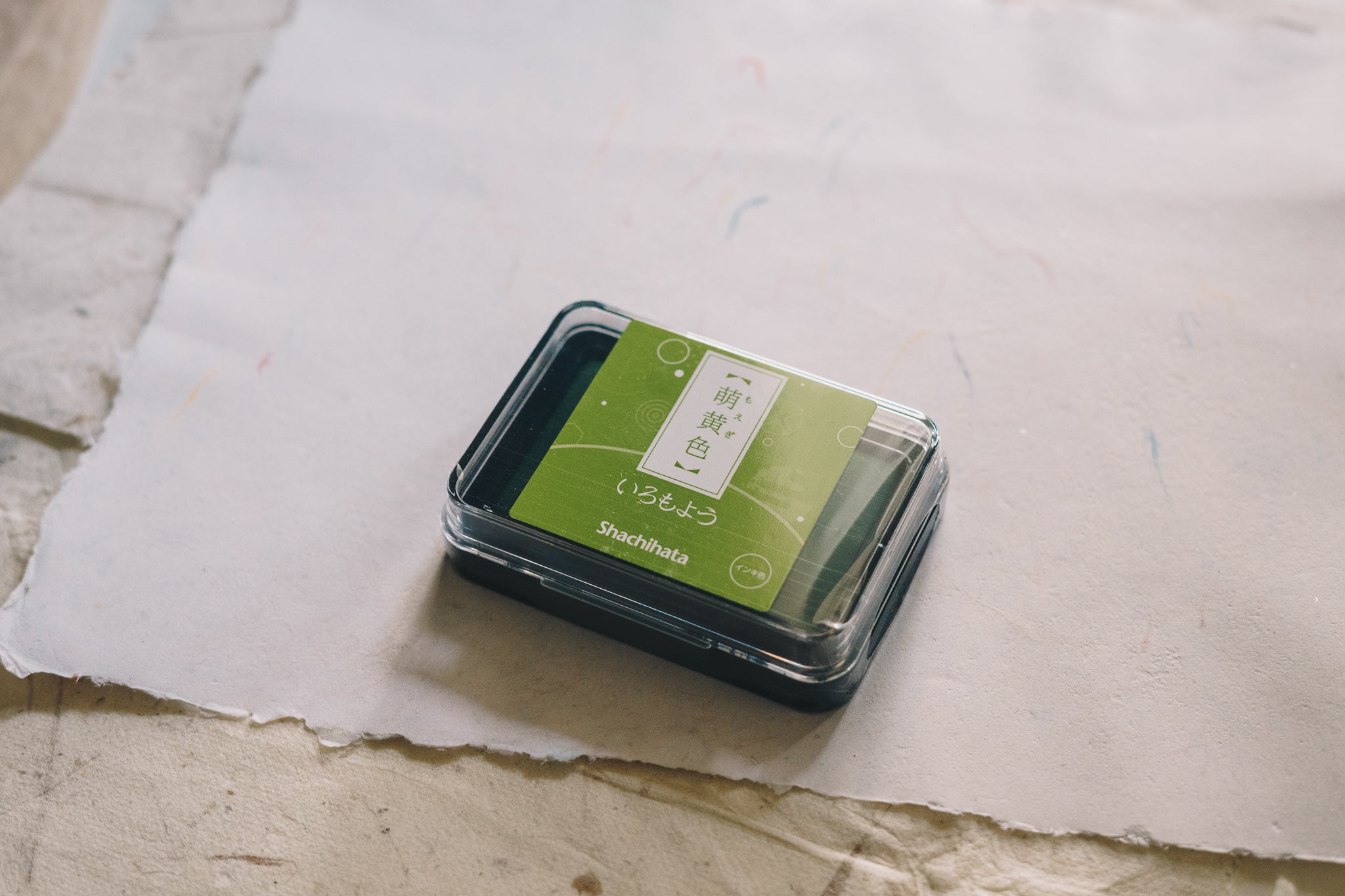 Shachihata Iromoyo Ink Pad (Greens) 24 Colours - Smidapaper Ikigai Shop