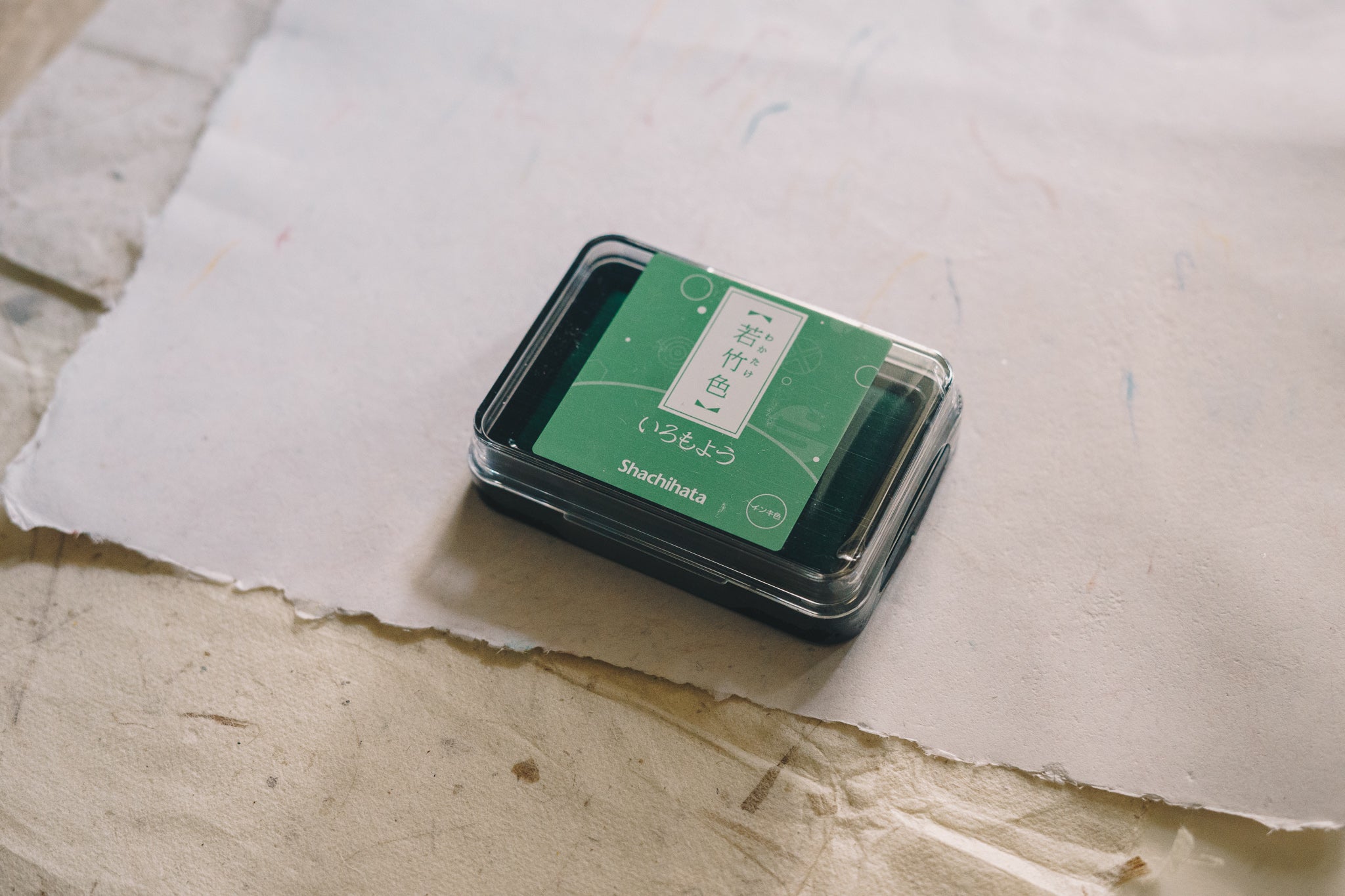 Shachihata Iromoyo Ink Pad (Greens) 24 Colours - Smidapaper Ikigai Shop