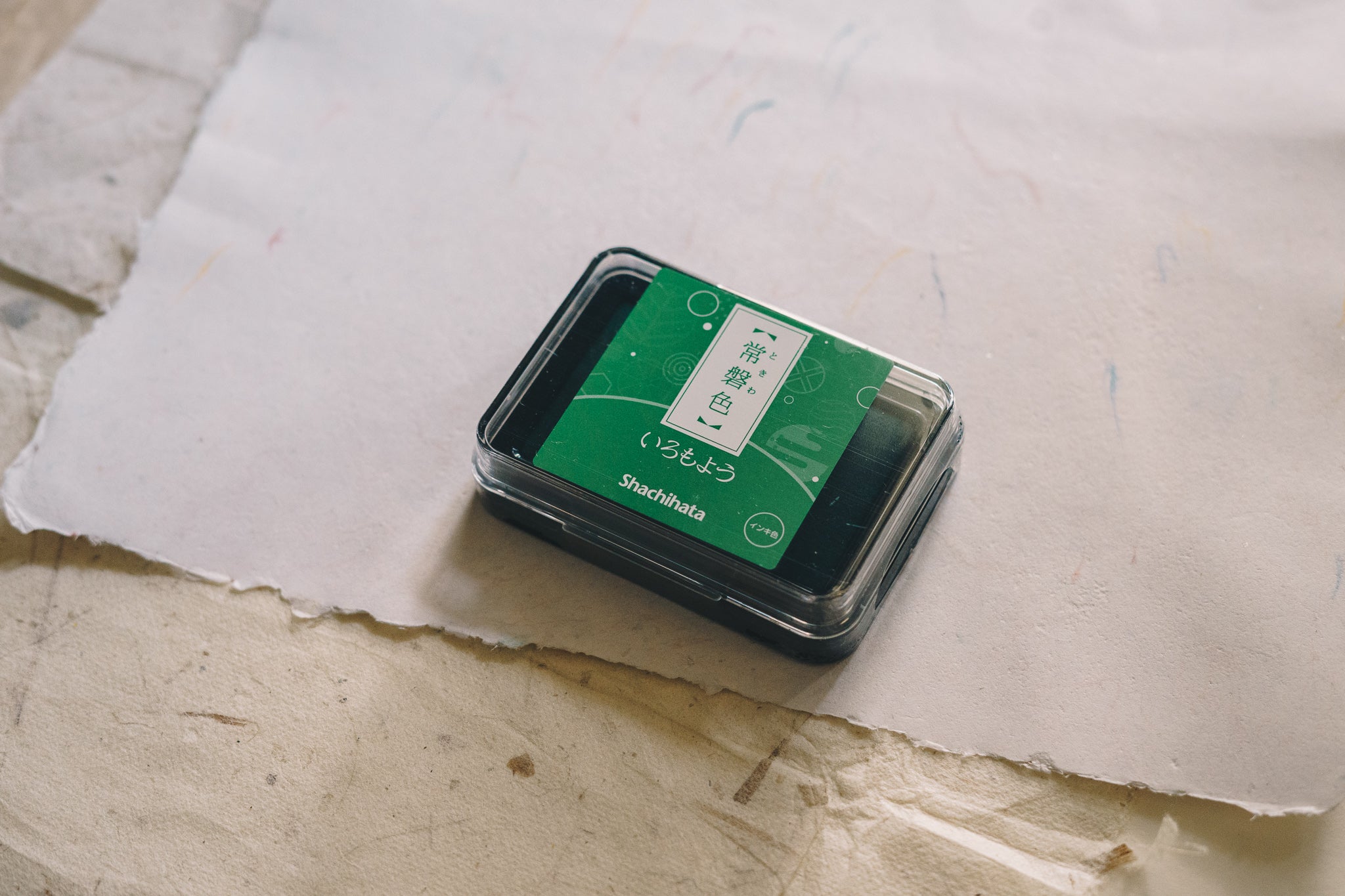 Shachihata Iromoyo Ink Pad (Greens) 24 Colours - Smidapaper Ikigai Shop