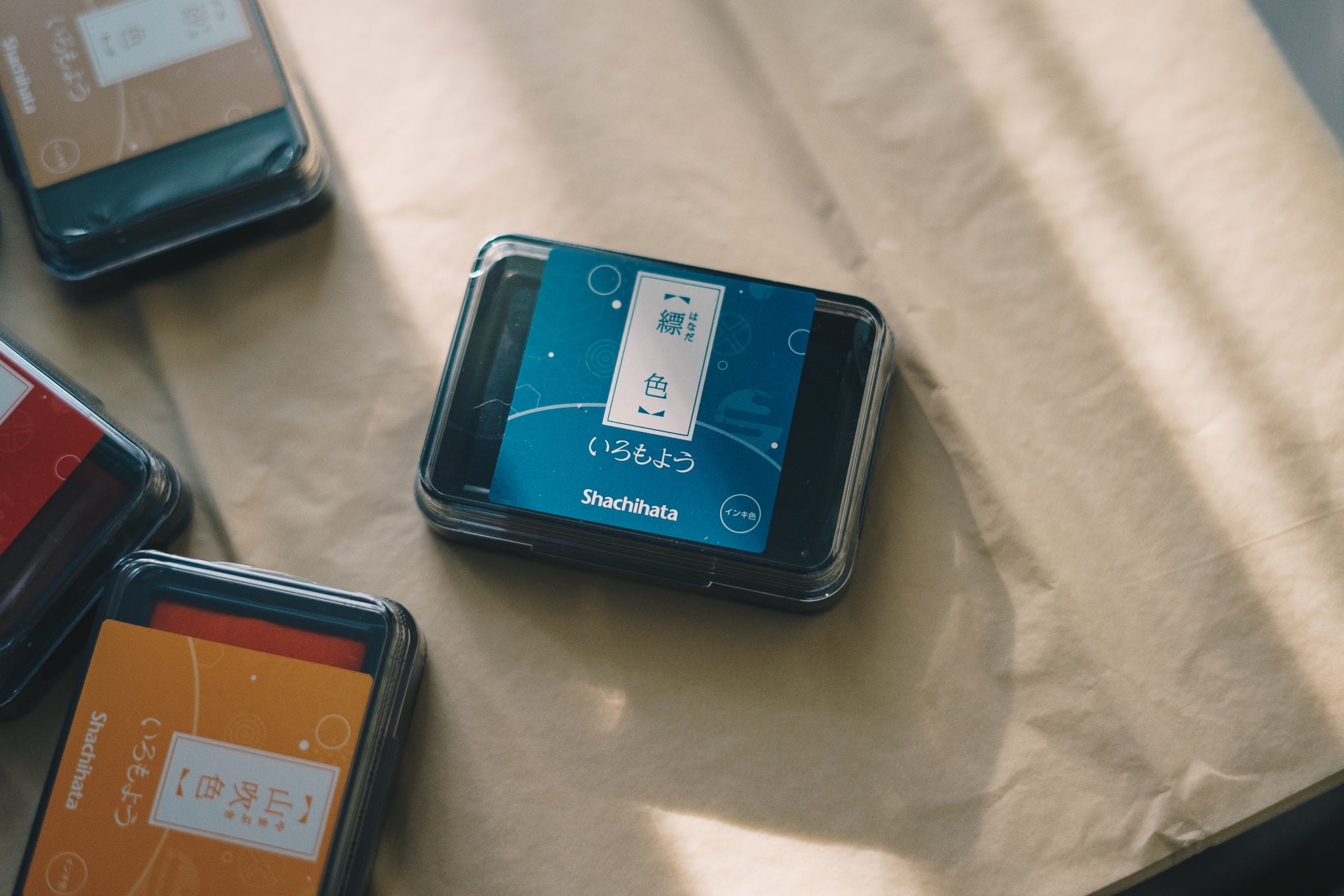 Shachihata Iromoyo Ink Pad (Blues) 24 Colours - Smidapaper Ikigai Shop