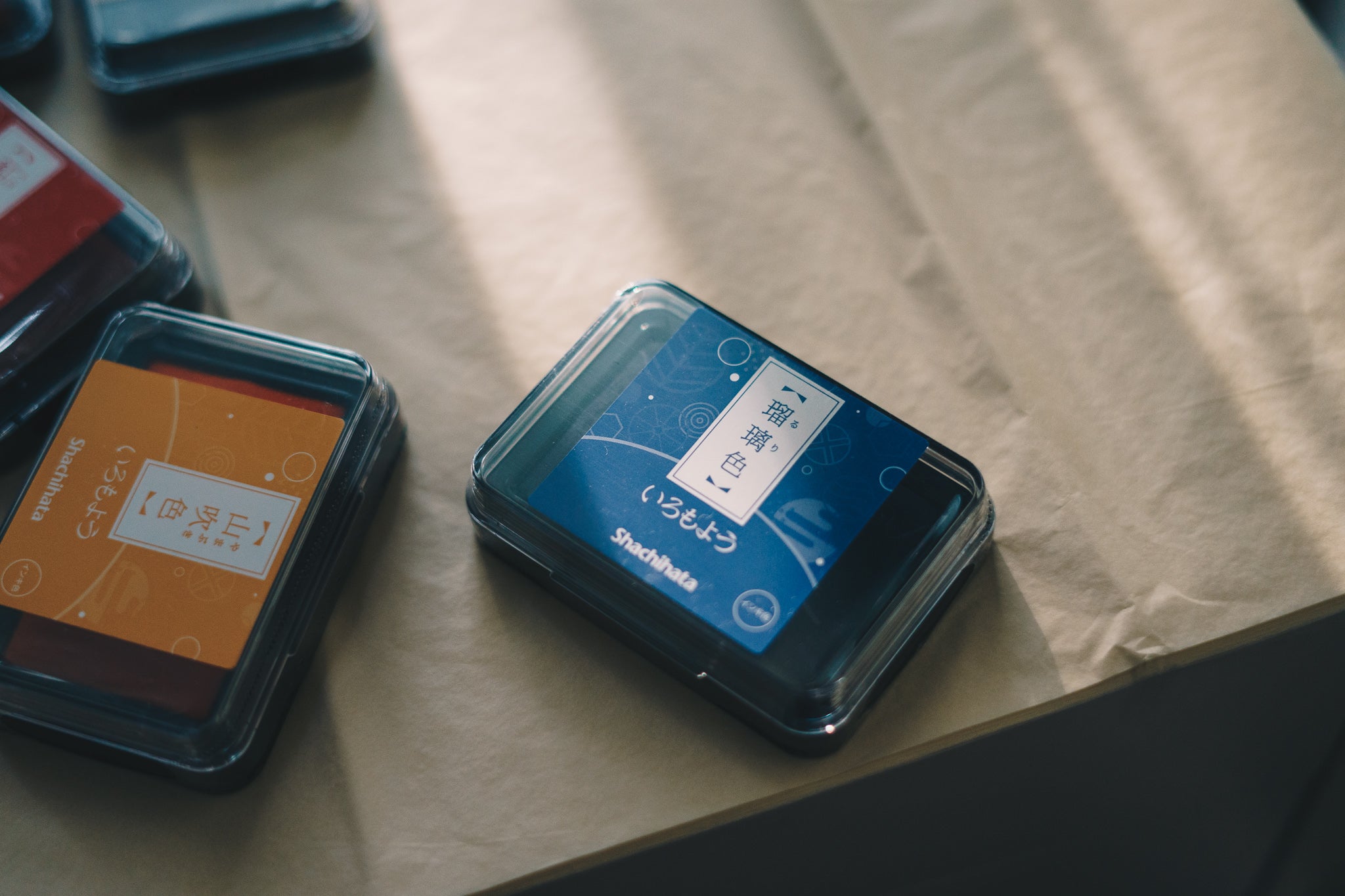 Shachihata Iromoyo Ink Pad (Blues) 24 Colours - Smidapaper Ikigai Shop