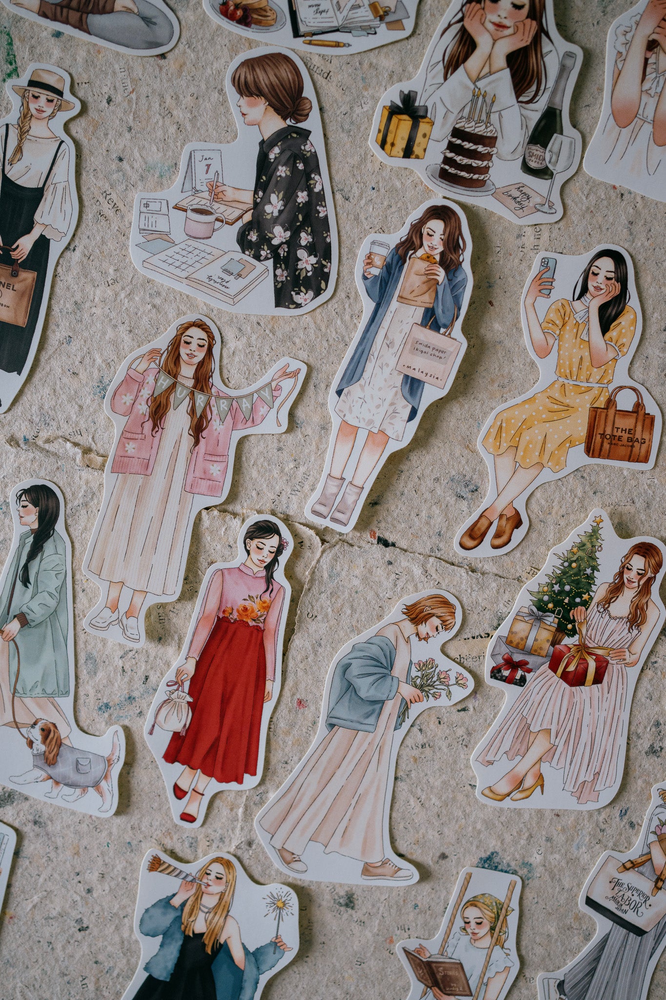Smidapaper x Windry In My Life Stickers Tin