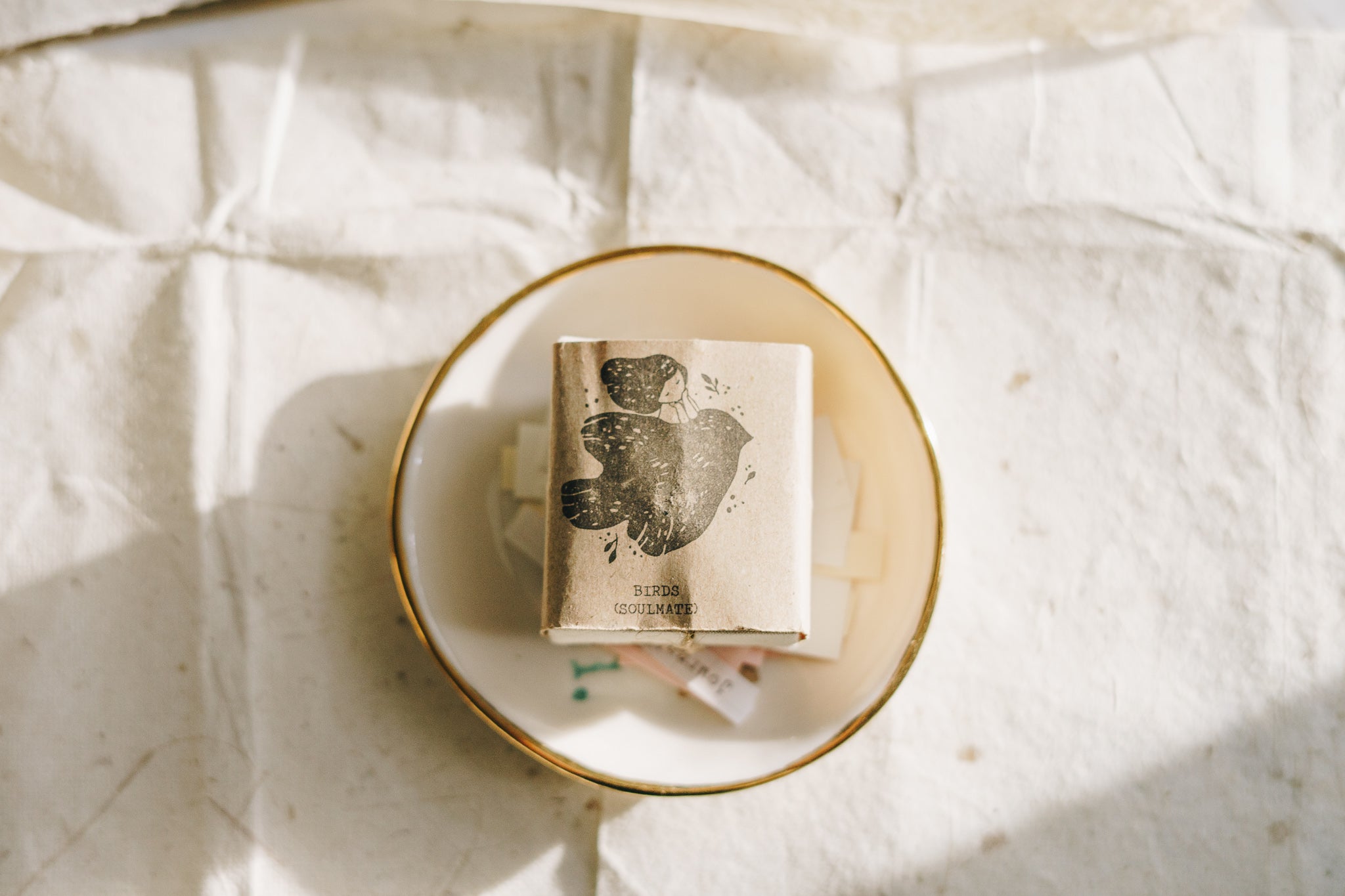 Black Milk Project Rubber Stamp - Birds: Soulmate - Smidapaper Ikigai Shop