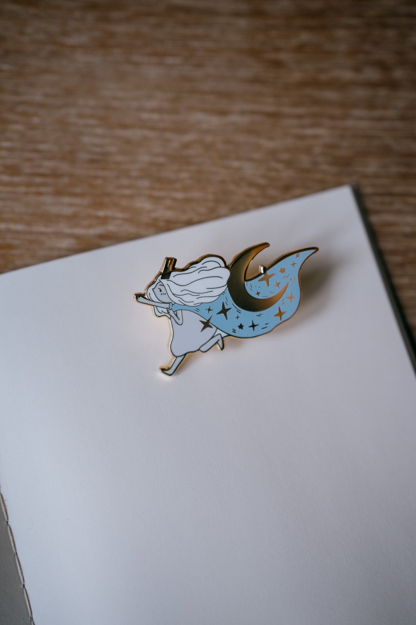 Chasing Stars Enamel Pin