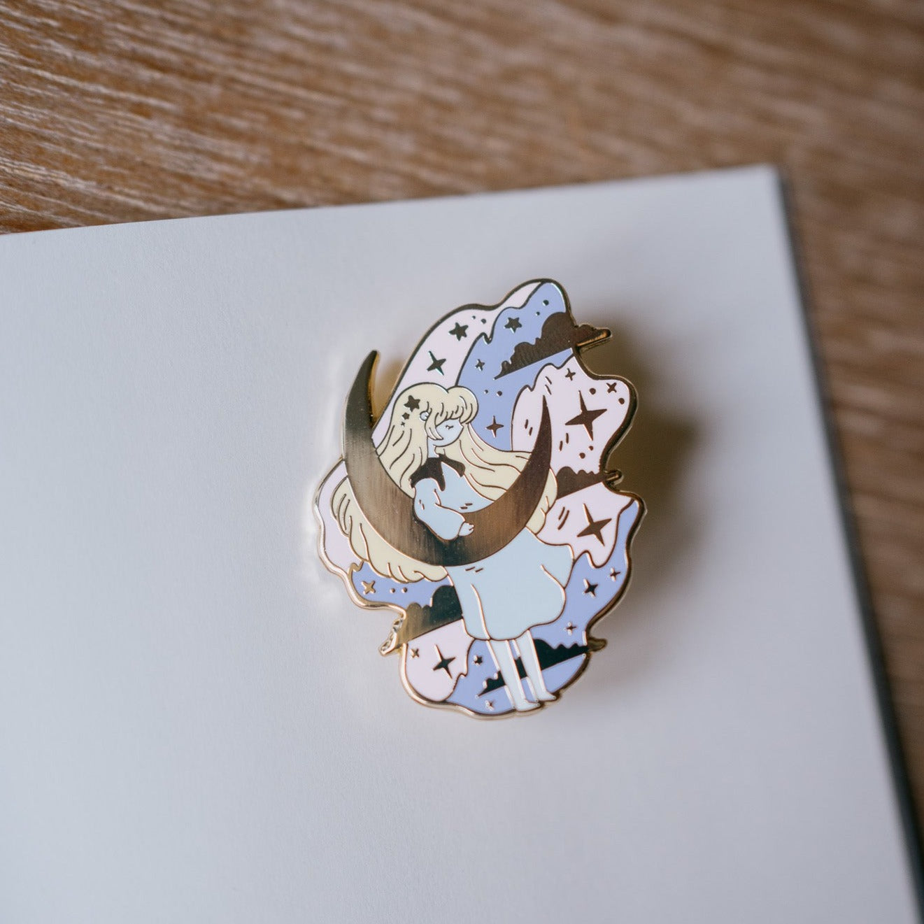 Moon Child Enamel Pin