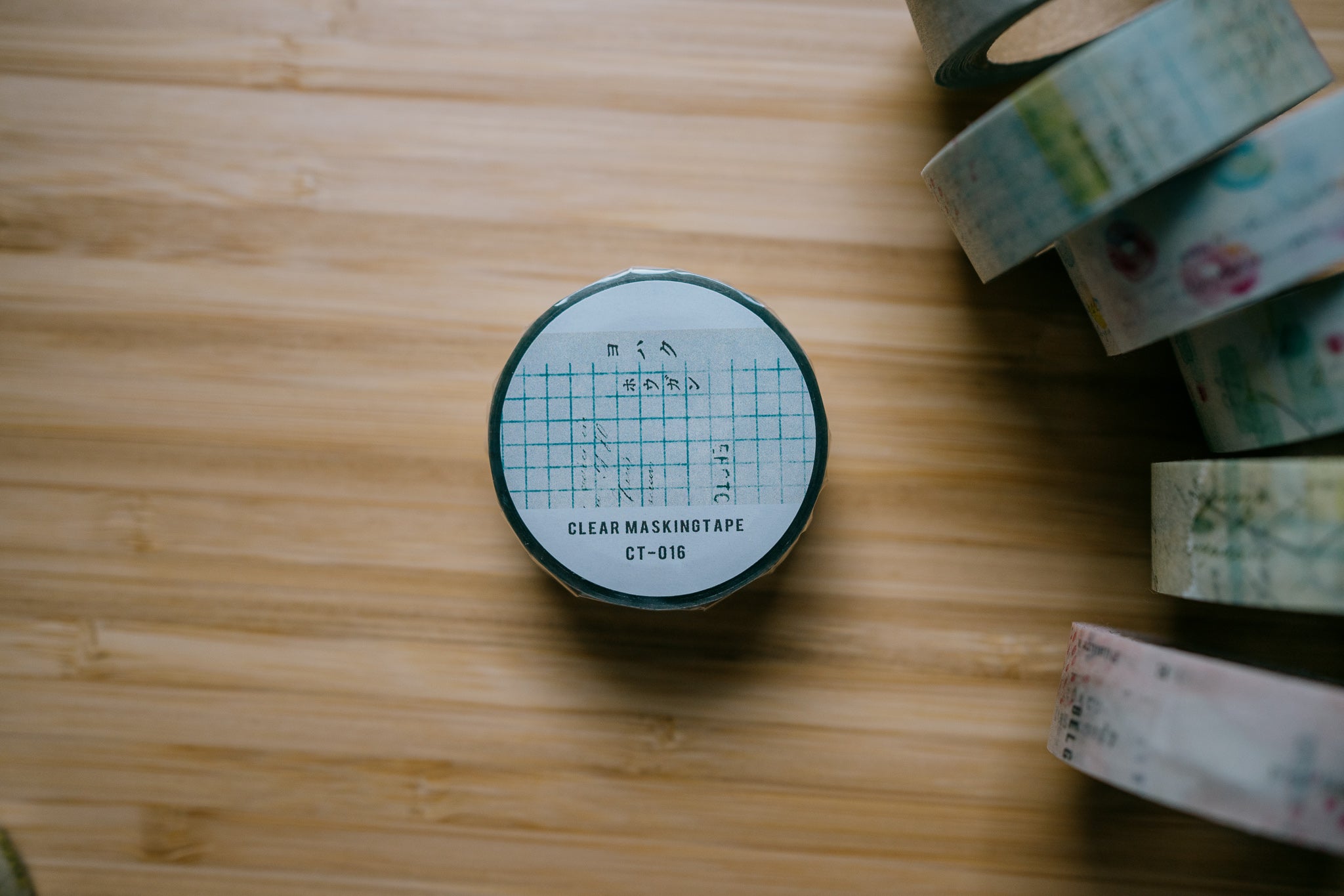 Yohaku Original Clear Masking Tape- (CT-016) Hougan