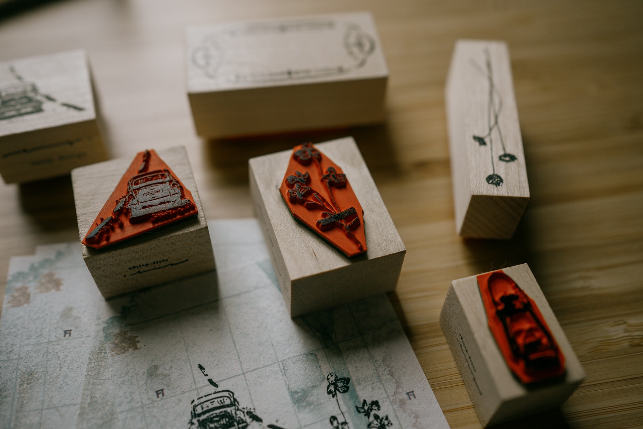 Tutty Design Rubber Stamp: Happy Flowers