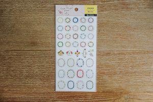 Circle Frame Zakka Stickers - Smidapaper Ikigai Shop