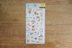 Farm Animal Friends Zakka Stickers - Smidapaper Ikigai Shop