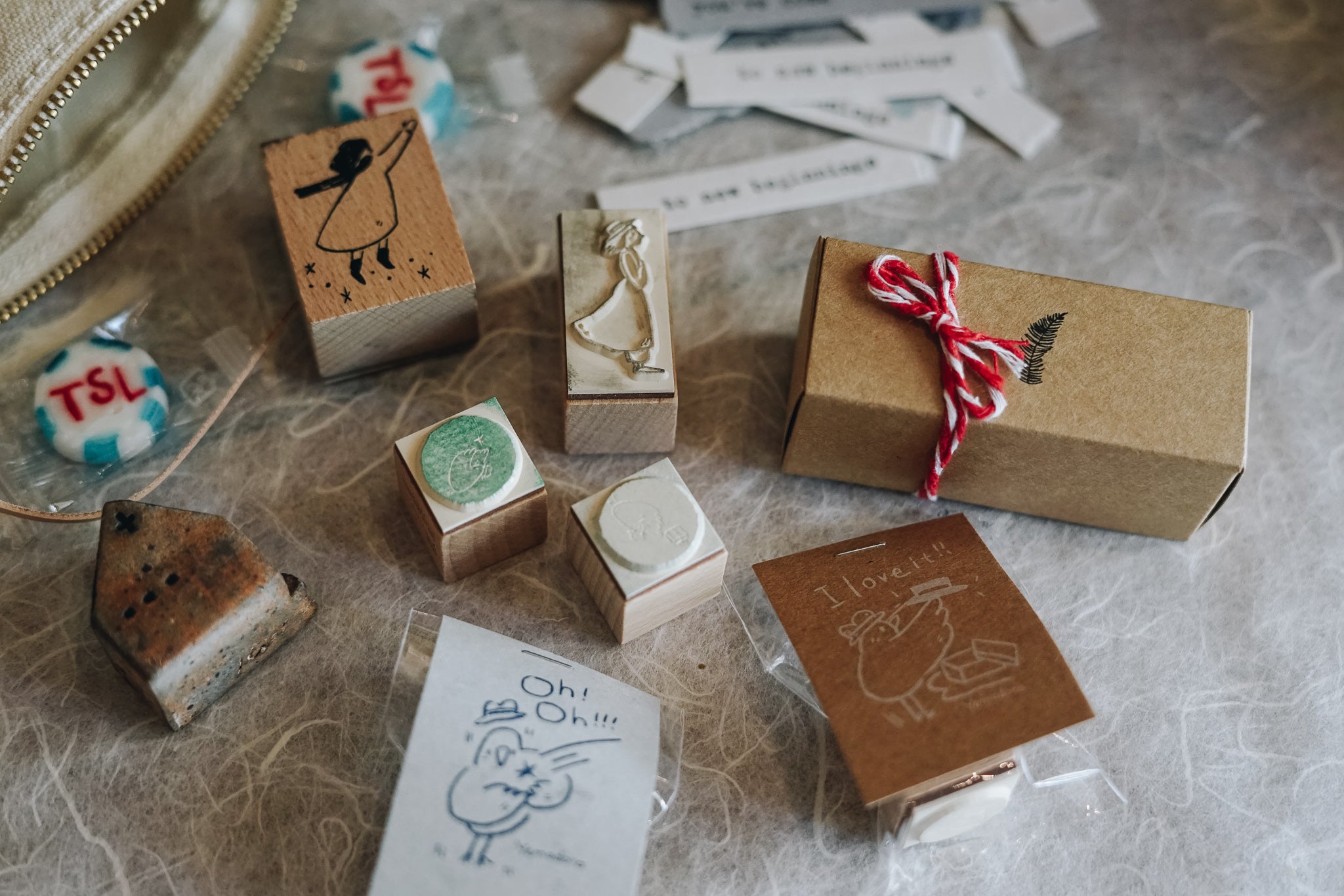 Yamadoro Catch the Star Rubber Stamp - Smidapaper Ikigai Shop