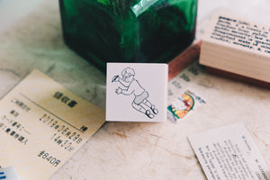 Rakukaki Rubber Stamp - Smidapaper Ikigai Shop