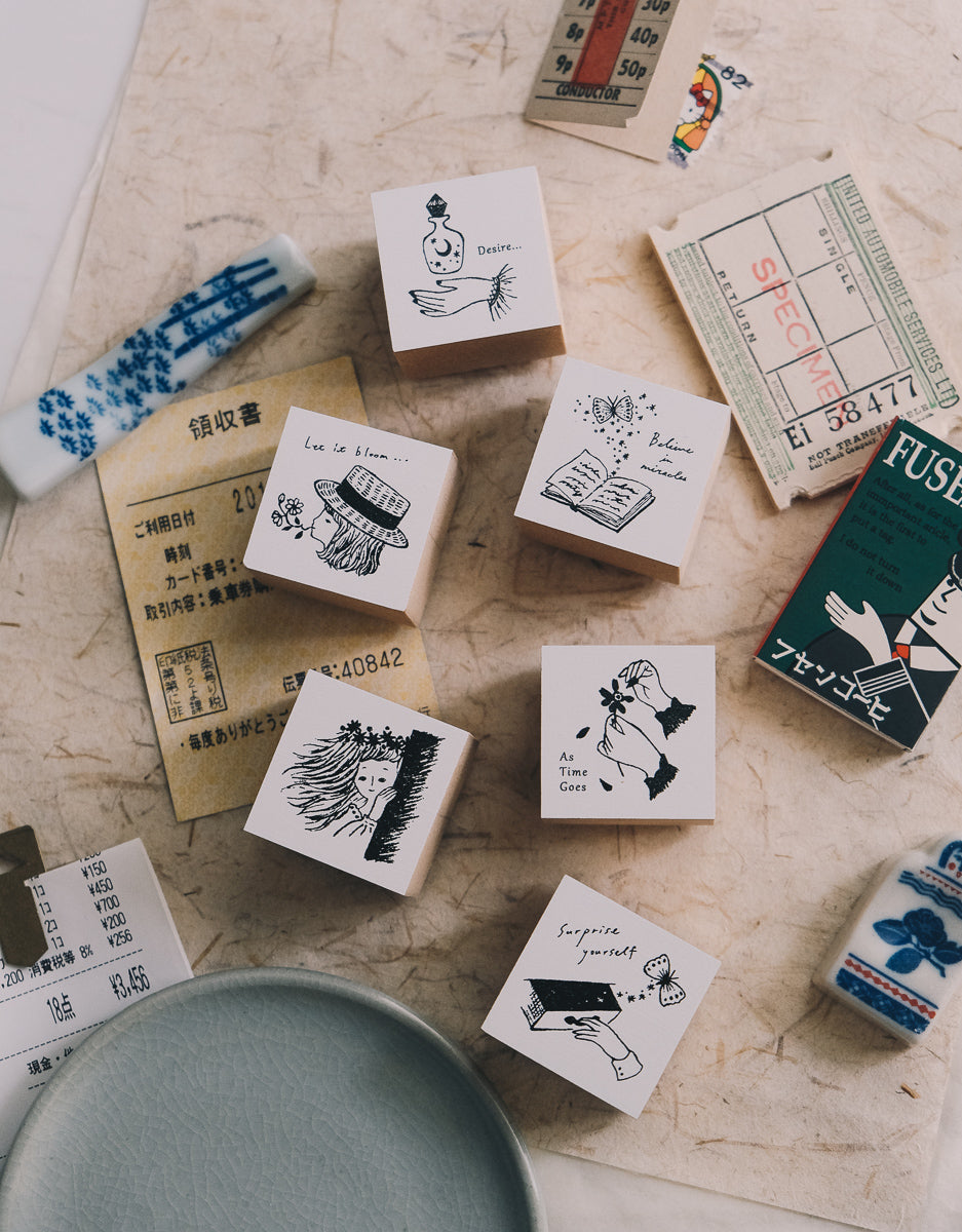 Nico Neco x deguchi Vol. 2 Desire Rubber Stamp - Smidapaper Ikigai Shop