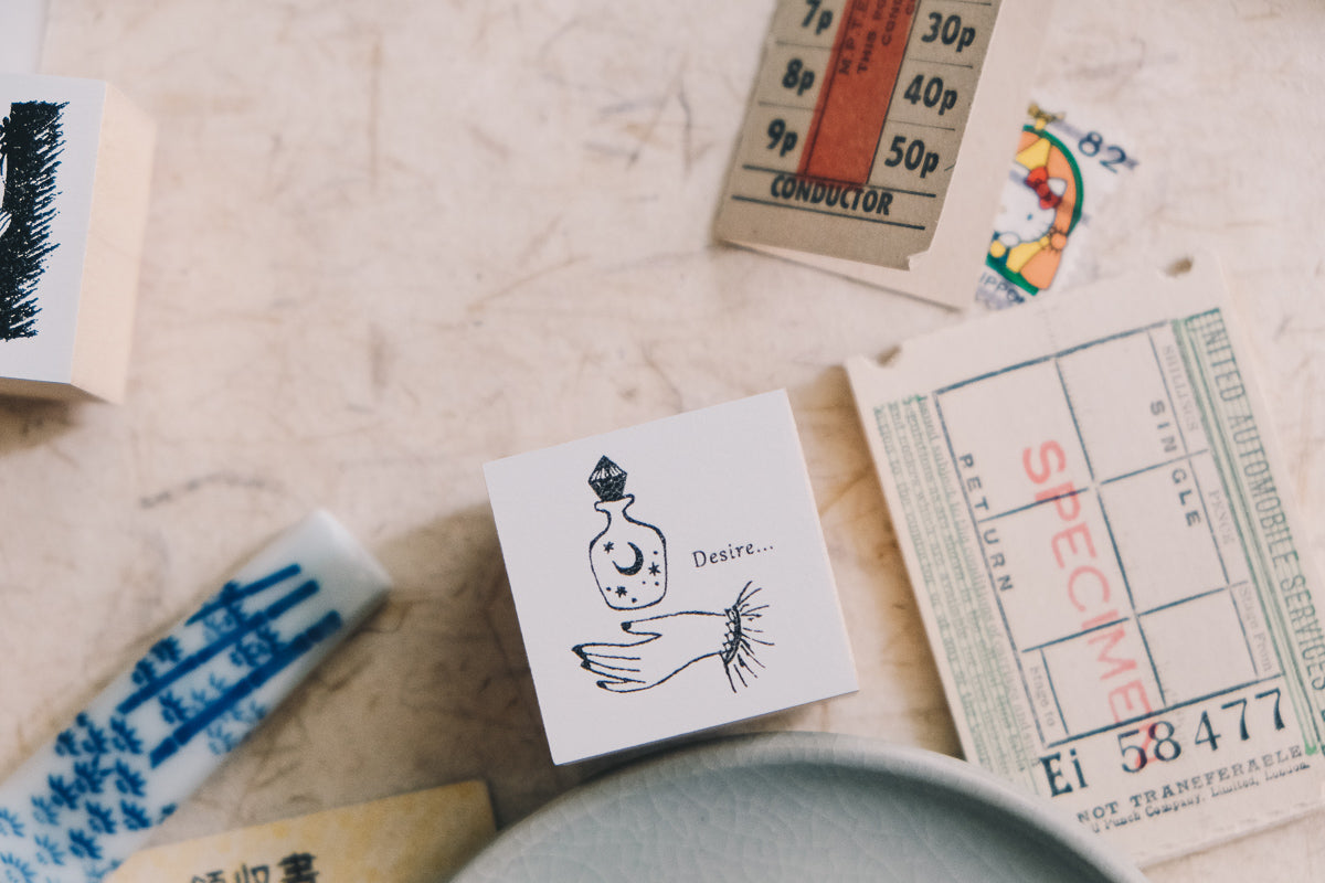 Nico Neco x deguchi Vol. 2 Desire Rubber Stamp - Smidapaper Ikigai Shop