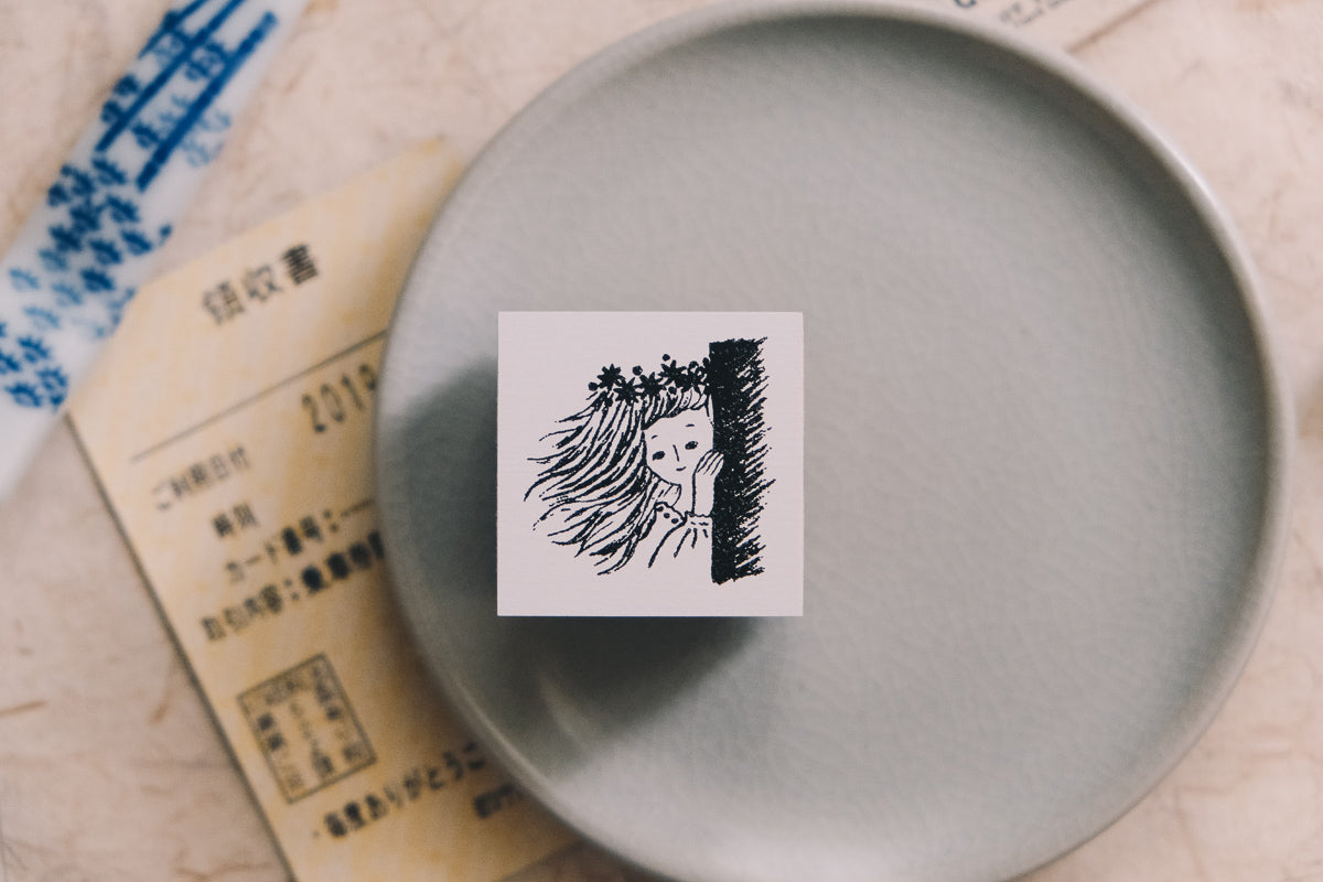 Nico Neco x deguchi Vol. 2 Peek A Boo Rubber Stamp - Smidapaper Ikigai Shop