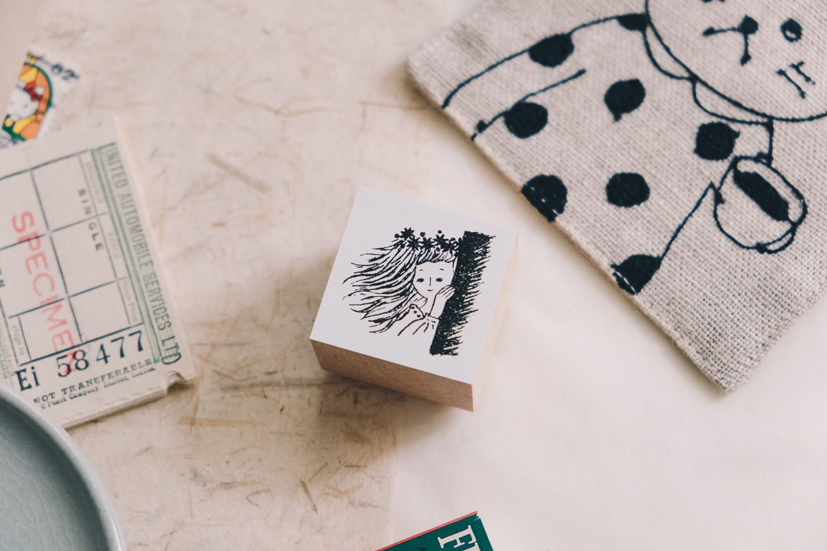 Nico Neco x deguchi Vol. 2 Peek A Boo Rubber Stamp - Smidapaper Ikigai Shop