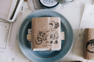 Black Milk Project Rubber Stamp - Plant Lady - Smidapaper Ikigai Shop